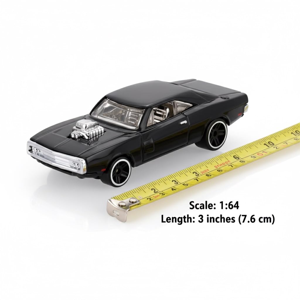 JAMS DC Jams Blue Muscle Car 1:64 Scale Diecast Metal Toy Car – Premium Collector Edition