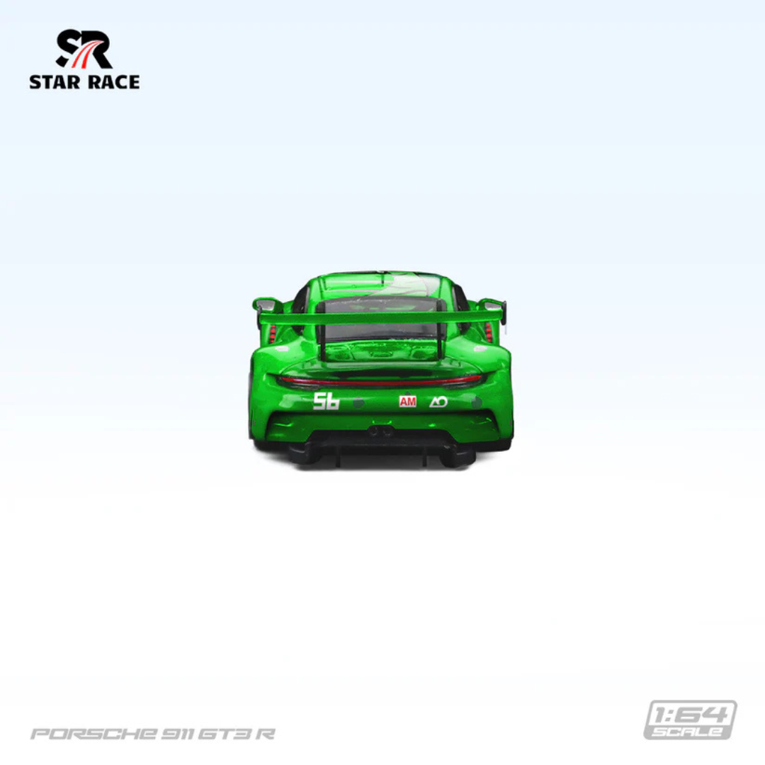 Star Race Porsche 911 GT3 R "Rexy" Green #56 AO Racing 1:64 Diecast Motorsport Car - SR64019