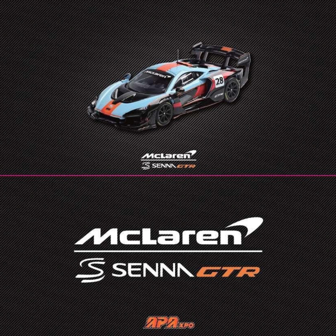 LCD Models McLaren Senna GTR Gulf #28 Racing Hypercar - LCD64024-GU