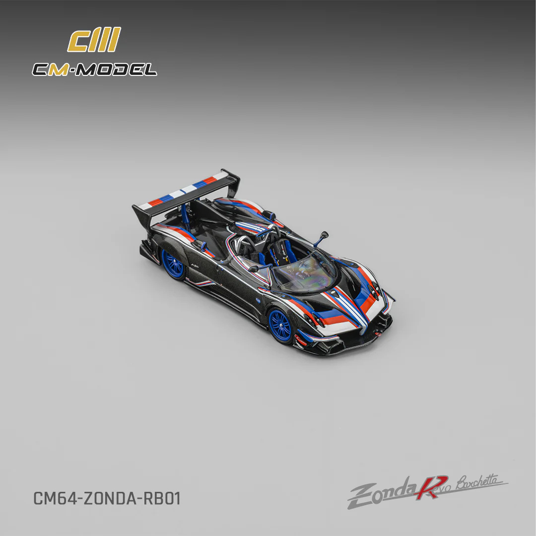 CM-Model Pagani Zonda Revo Barchetta Carbon Fiber Livery - CM64-ZONDA-RB01