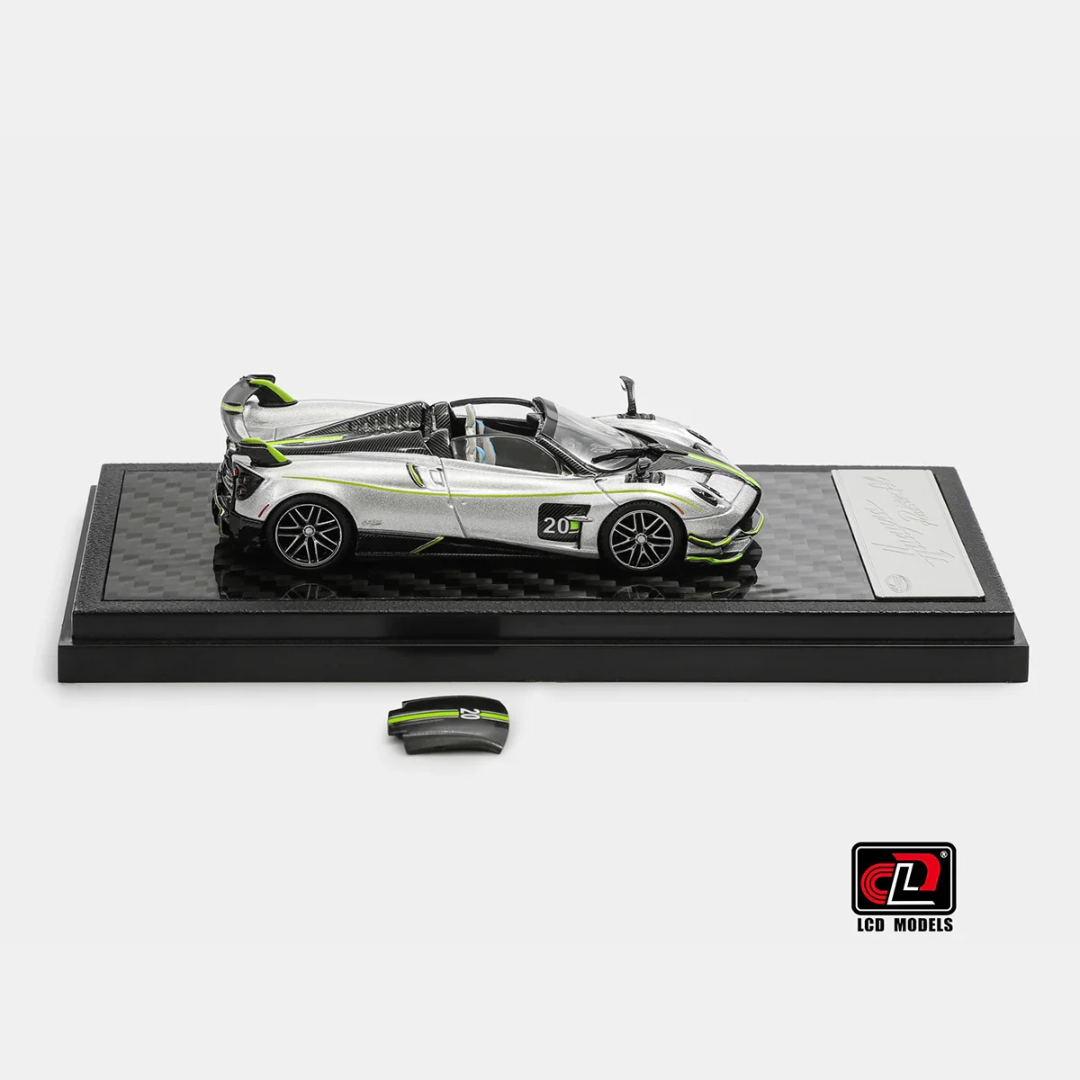 LCD Models Pagani Huayra Roadster BC White #20 - LCD64011-SG