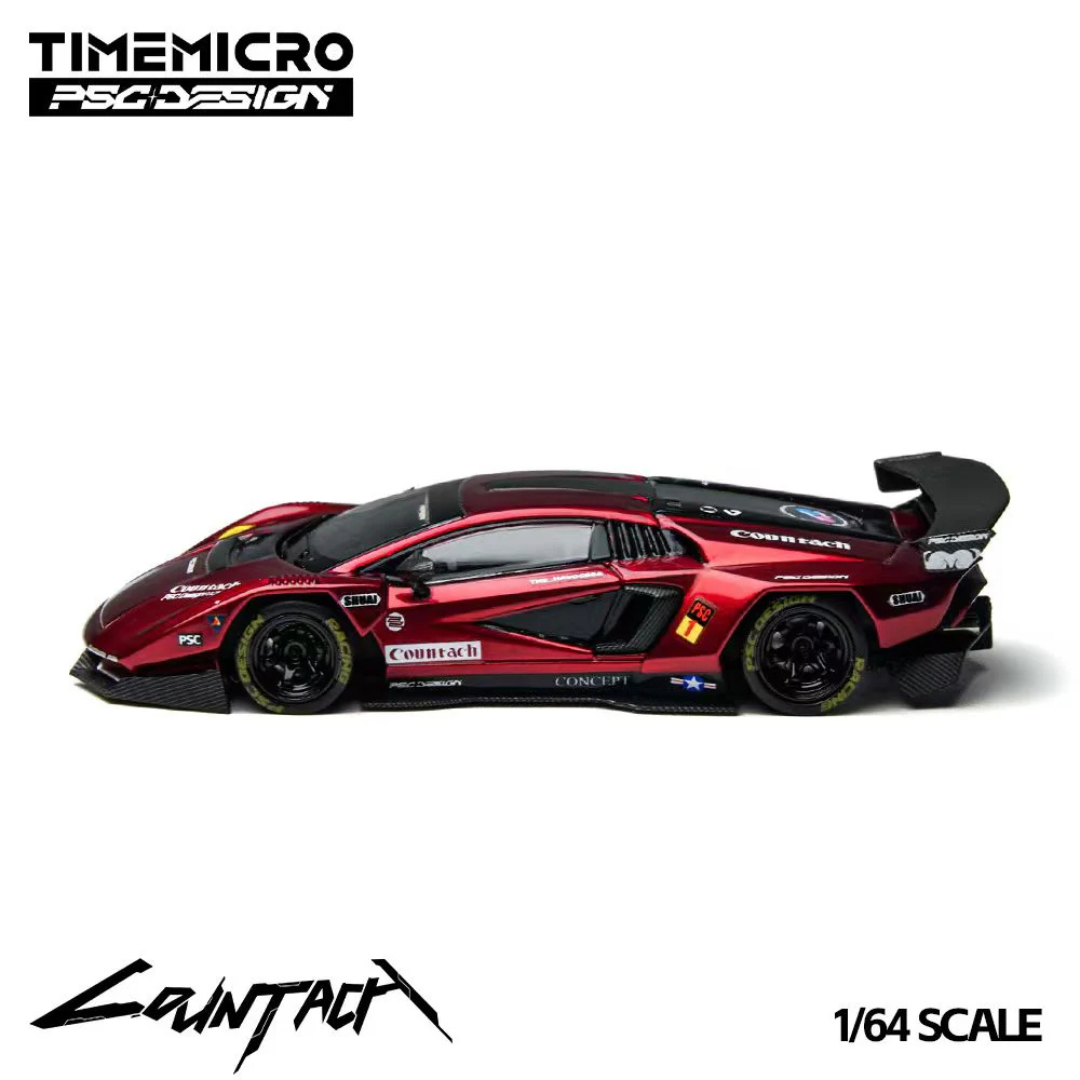 Time Micro x PSC Design Countach "V" Scarlet Red - TM647705
