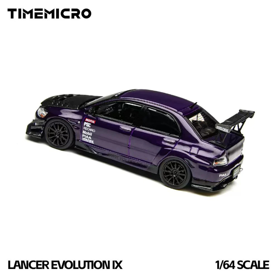 TimeMicro Mitsubishi Lancer Evolution IX Purple - TM800214