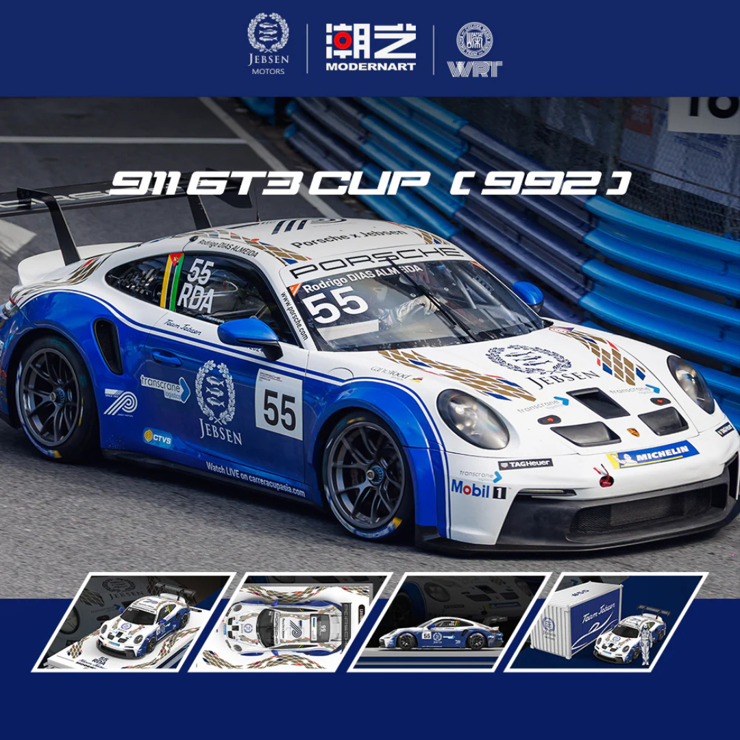 ModernArt Porsche 911 GT3 Cup (992) Team Jebsen #55 Rodrigo Dias Almeida - MD647316