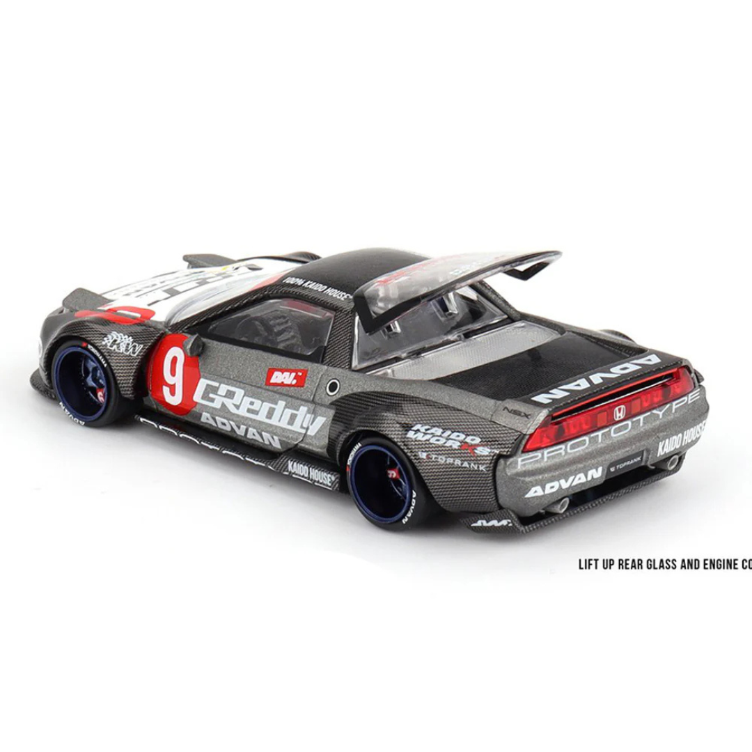 Kaido House x Mini GT Honda NSX Kaido Test Car Spec V1 1:64 Diecast Widebody Car - KHMG190