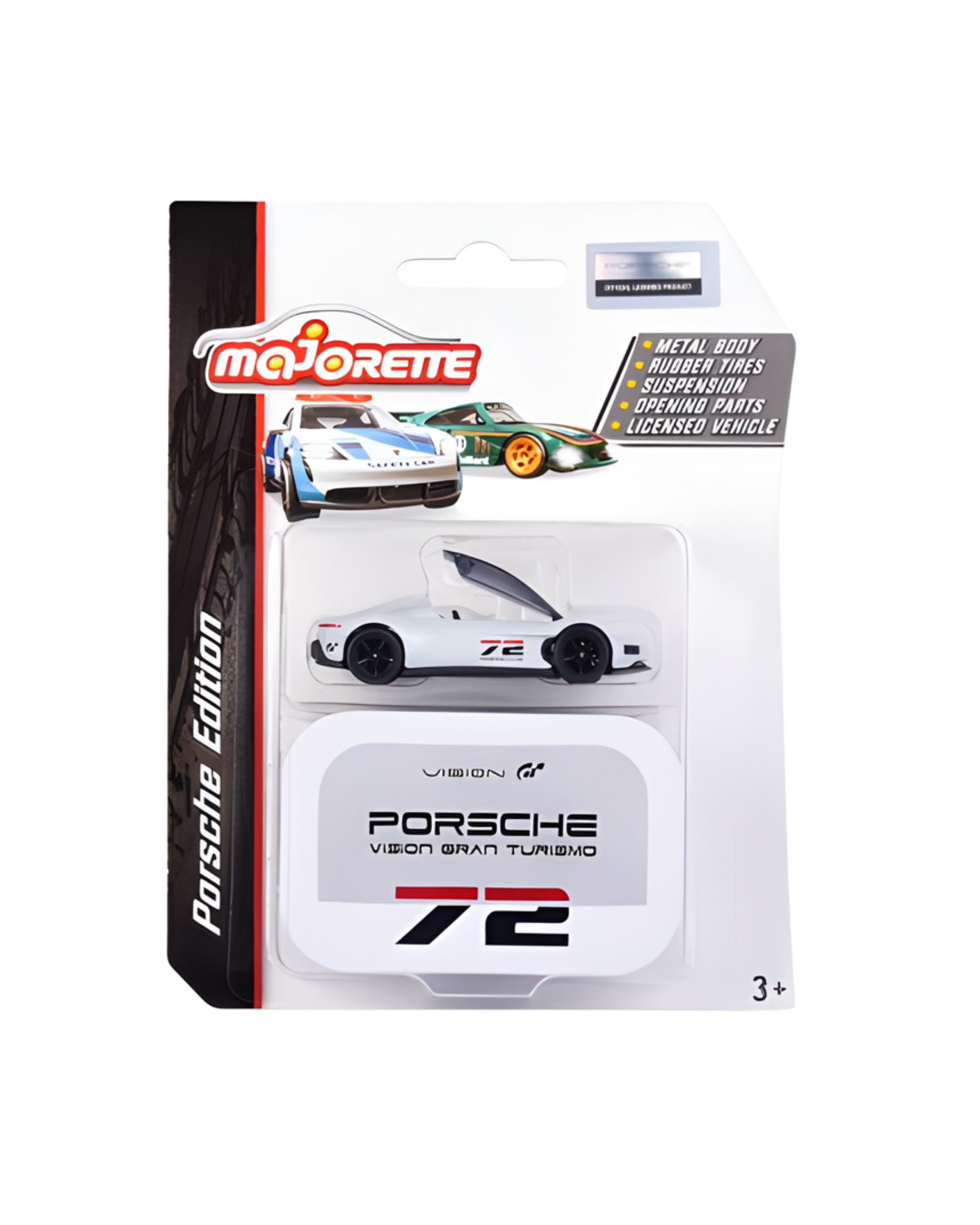 Majorette Porsche Vision Gran Turismo 1:64 Scale Diecast Metal Concept Car – Porsche Edition