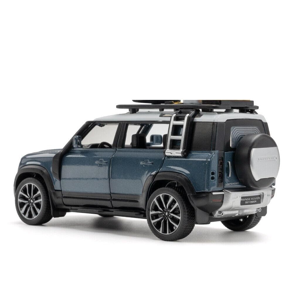 Land Rover Defender 1:32 Scale Premium Metal Diecast SUV Toy Car Model with Opening Doors, Lights & Sound