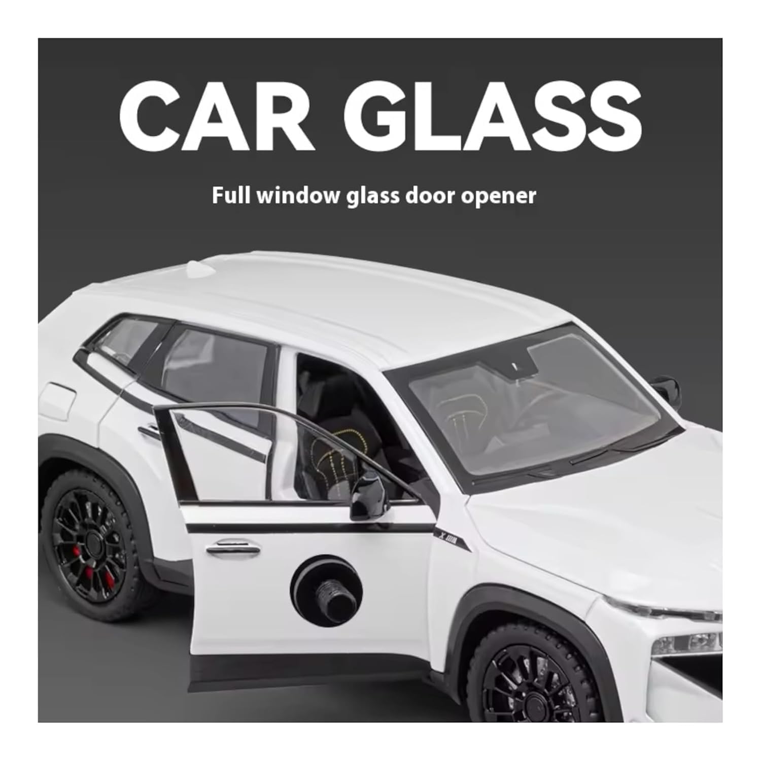 BMW XM 1:24 Scale Diecast Metal Toy Car Model – Premium White SUV with Opening Doors & Detailed Interiors