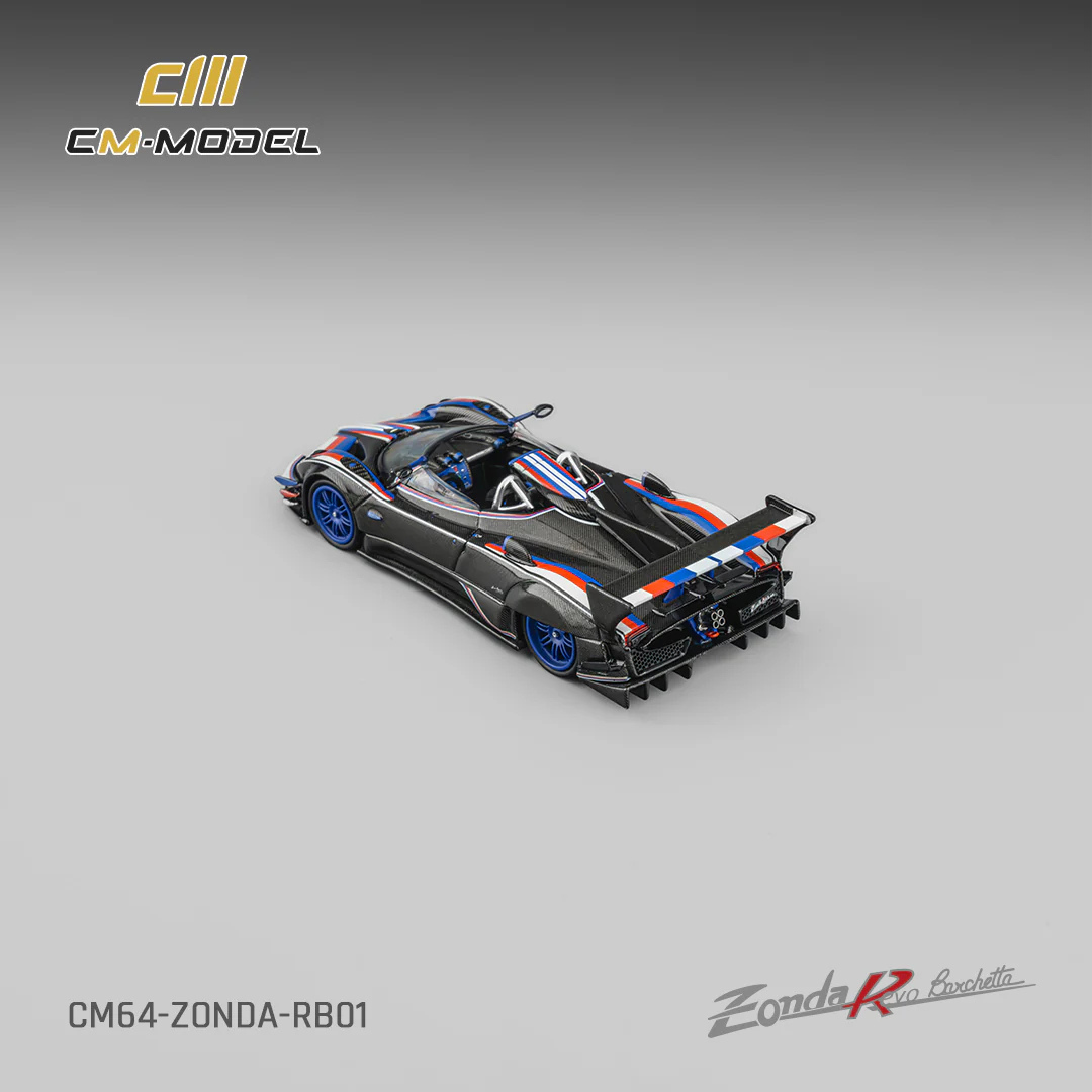 CM-Model Pagani Zonda Revo Barchetta Carbon Fiber Livery - CM64-ZONDA-RB01