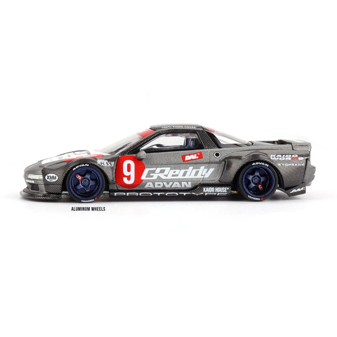 Kaido House x Mini GT Honda NSX Kaido Test Car Spec V1 1:64 Diecast Widebody Car - KHMG190