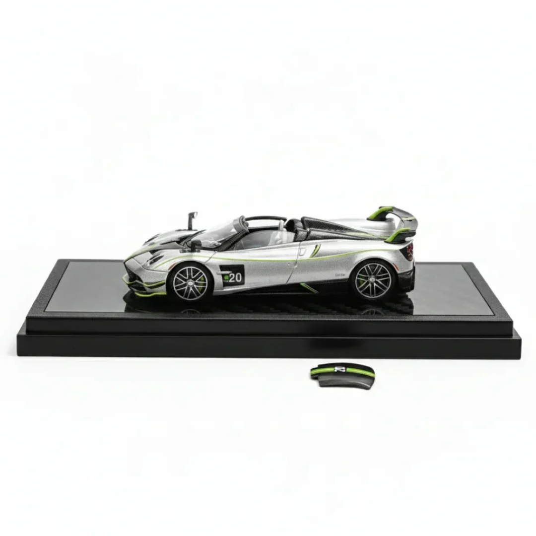 LCD Models Pagani Huayra Roadster BC White #20 - LCD64011-SG
