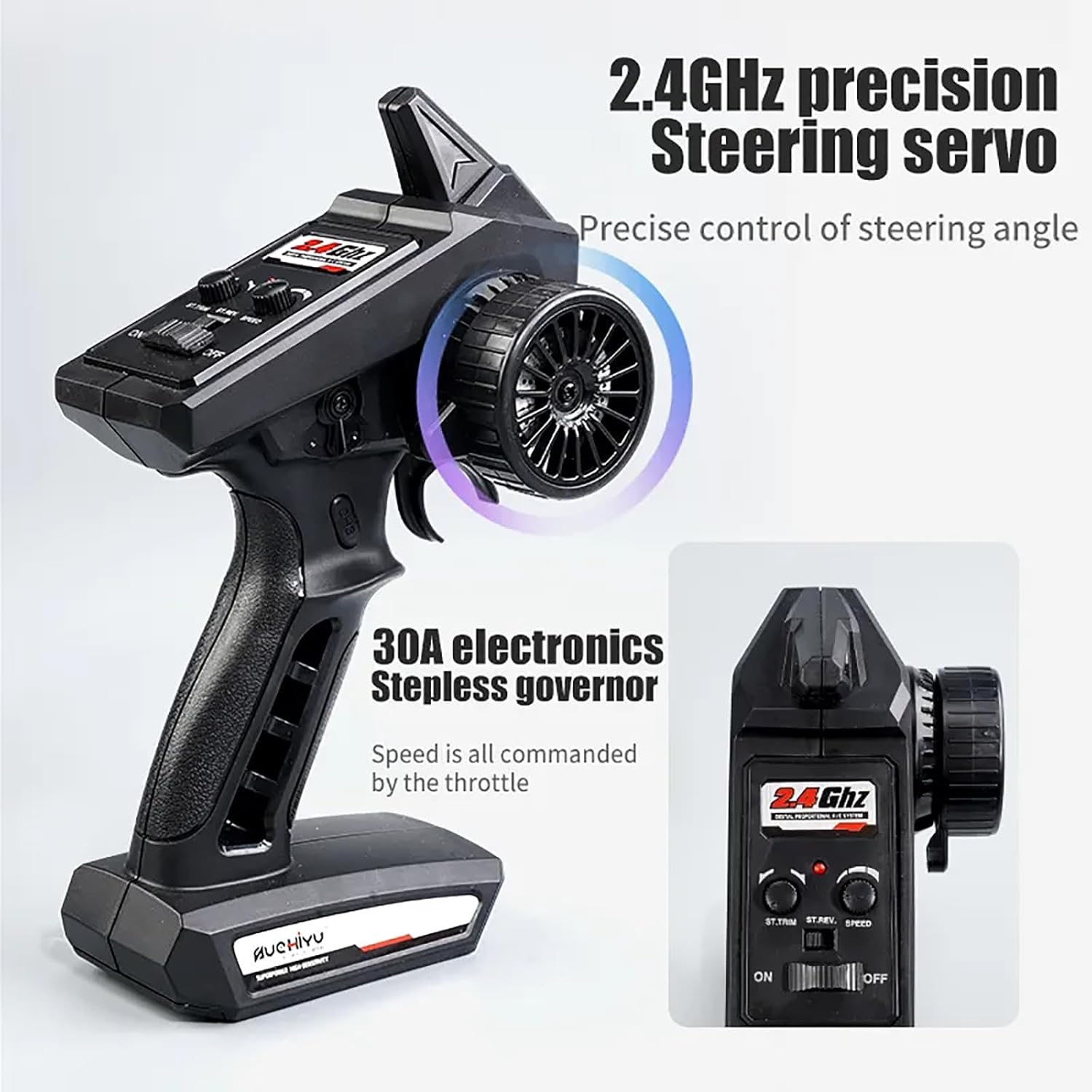 Gantry 1:16 Scale High-Speed RC Off-Road Truck – Premium Diecast Metal Remote Control Car (4WD, 38 km/h, LED Lights)