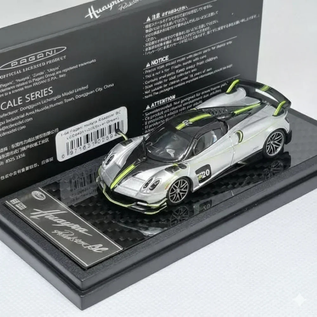 LCD Models Pagani Huayra Roadster BC White #20 - LCD64011-SG