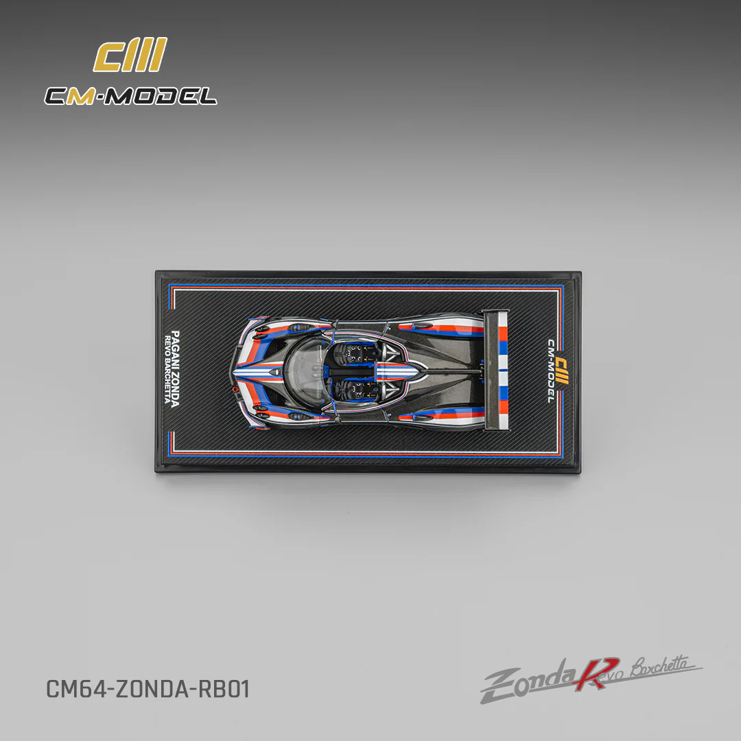 CM-Model Pagani Zonda Revo Barchetta Carbon Fiber Livery - CM64-ZONDA-RB01