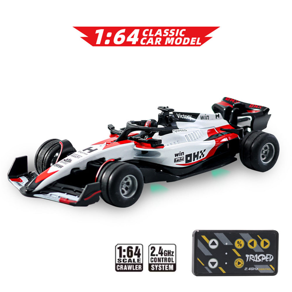 Trasped 1:64 Scale RC Formula Racing Car – Mini 2.4GHz Remote Control Toy Car
