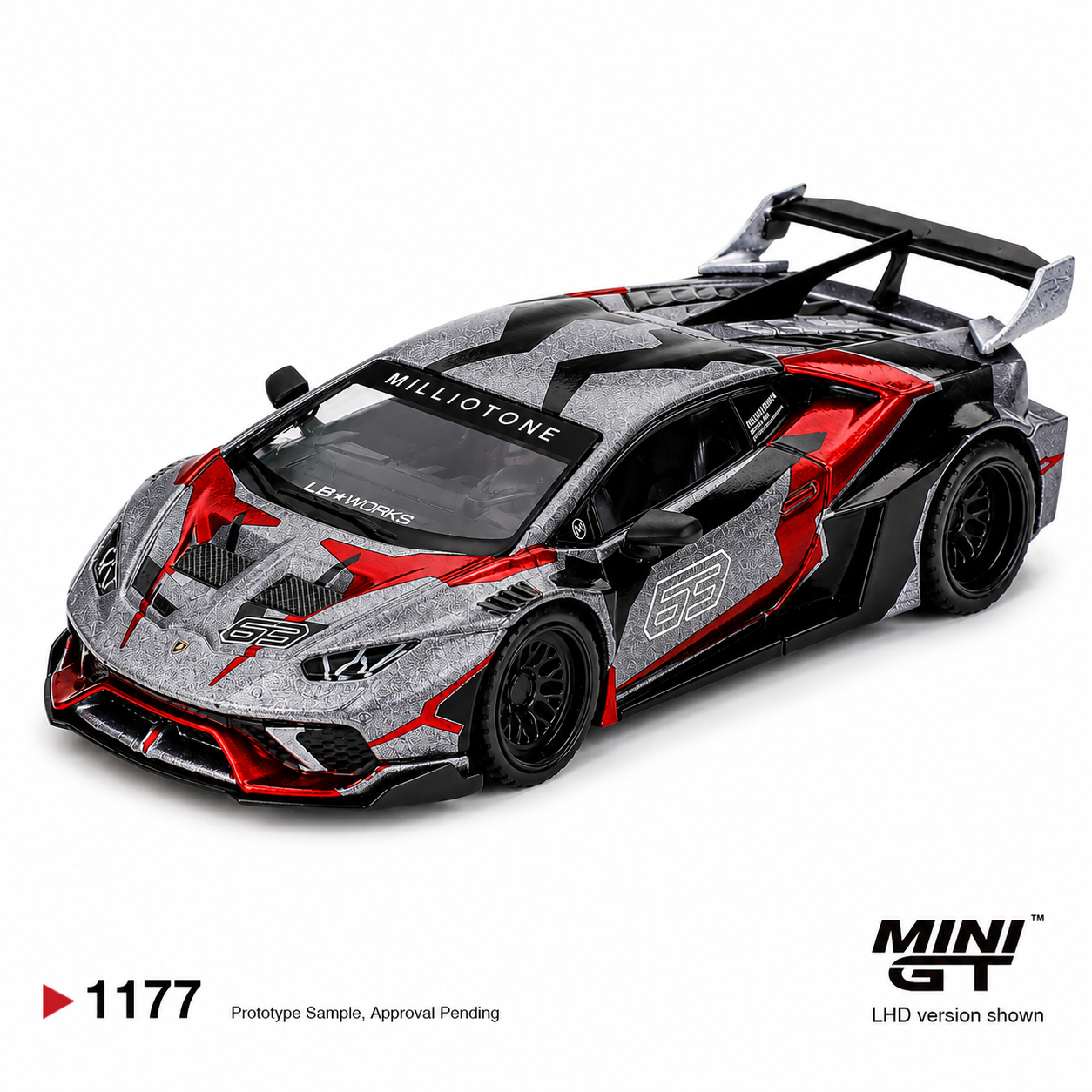 MINI GT Lamborghini Huracán GT3 EVO2 MILLIOTONE – Blister Version