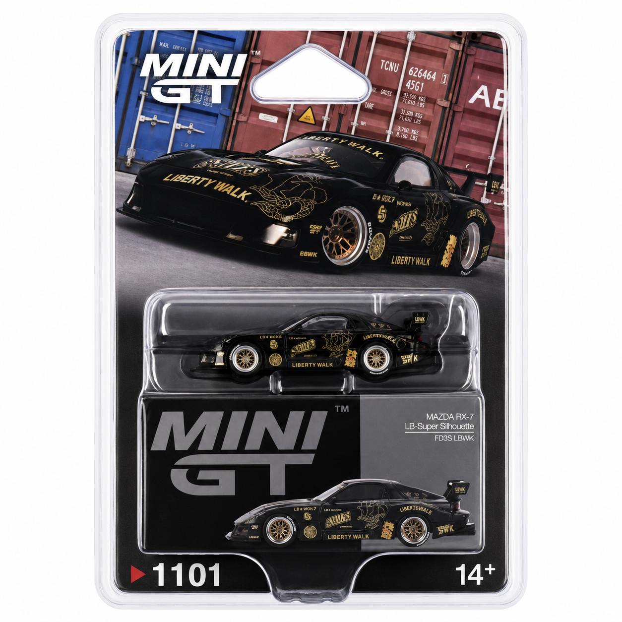 MINI GT Mazda RX-7 LB-Super Silhouette - Black Blister Version #1101