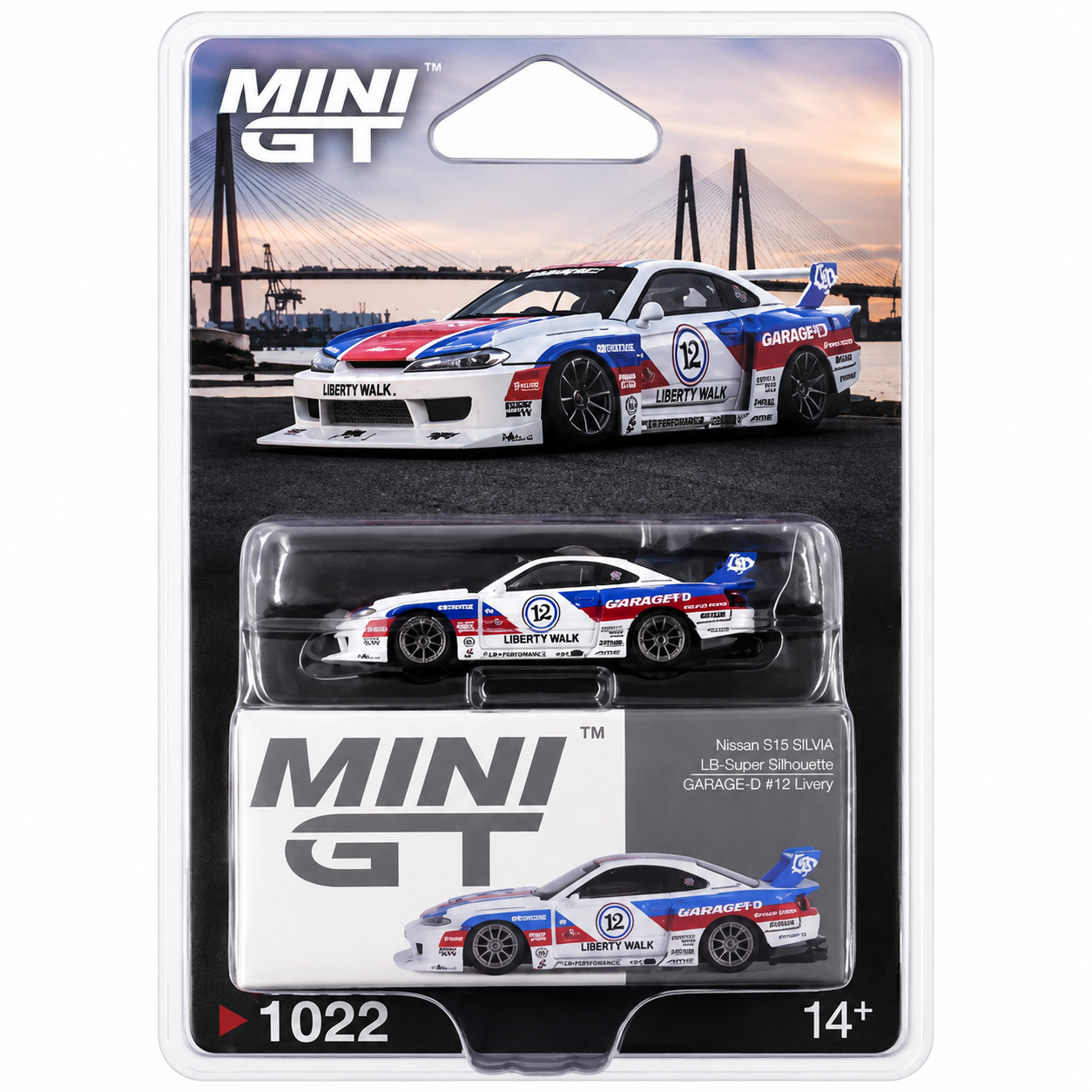 MINI GT Nissan Silvia S15 LB-Super Silhouette GARASHiFT x LBWK 2025 - Blister Version #1022