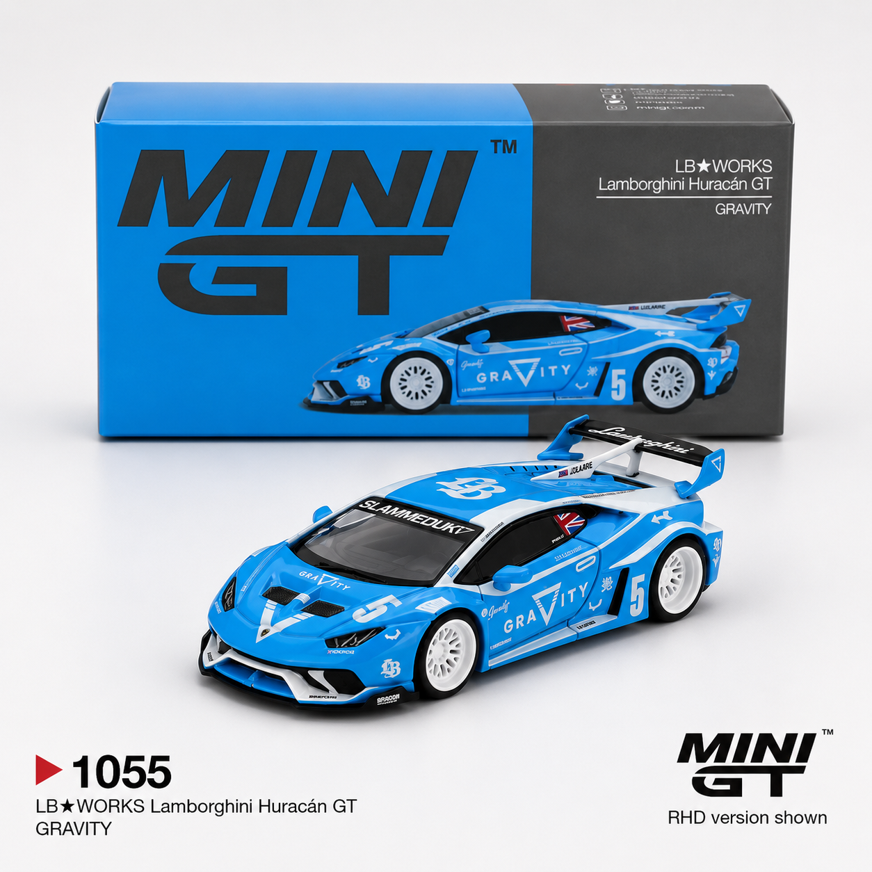 MINI GT LB★WORKS Lamborghini Huracán GT Gravity Box Version #1055 (IMPORTED)