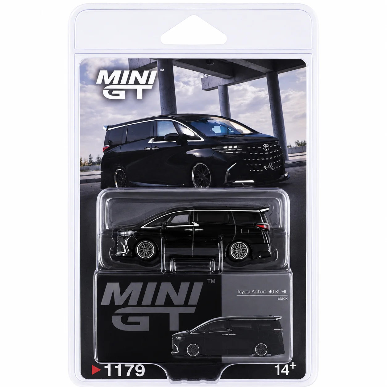 Mini GT Toyota Alphard 40 KUHL Black - MGT01179-BL - Blister Version