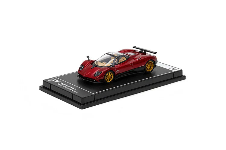PosterCars Pagani Zonda F Rosso Dubai 1:64 Scale Diecast Alloy Hypercar