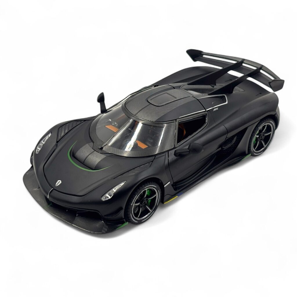 Premium Koenigsegg Jesko Diecast Model Car – 1:24 Scale Metal Toy Hypercar with Opening Doors & Bonnet