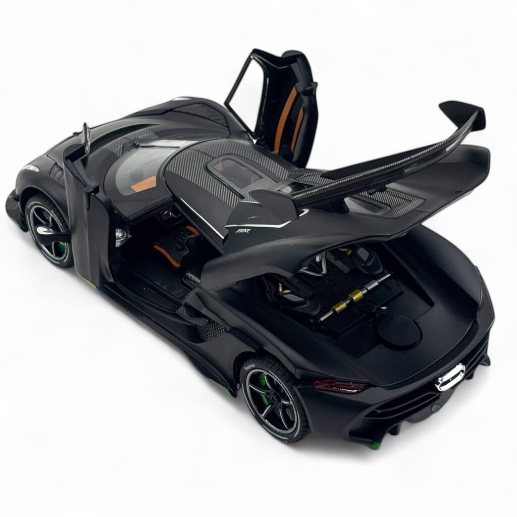 Premium Koenigsegg Jesko Diecast Model Car – 1:24 Scale Metal Toy Hypercar with Opening Doors & Bonnet