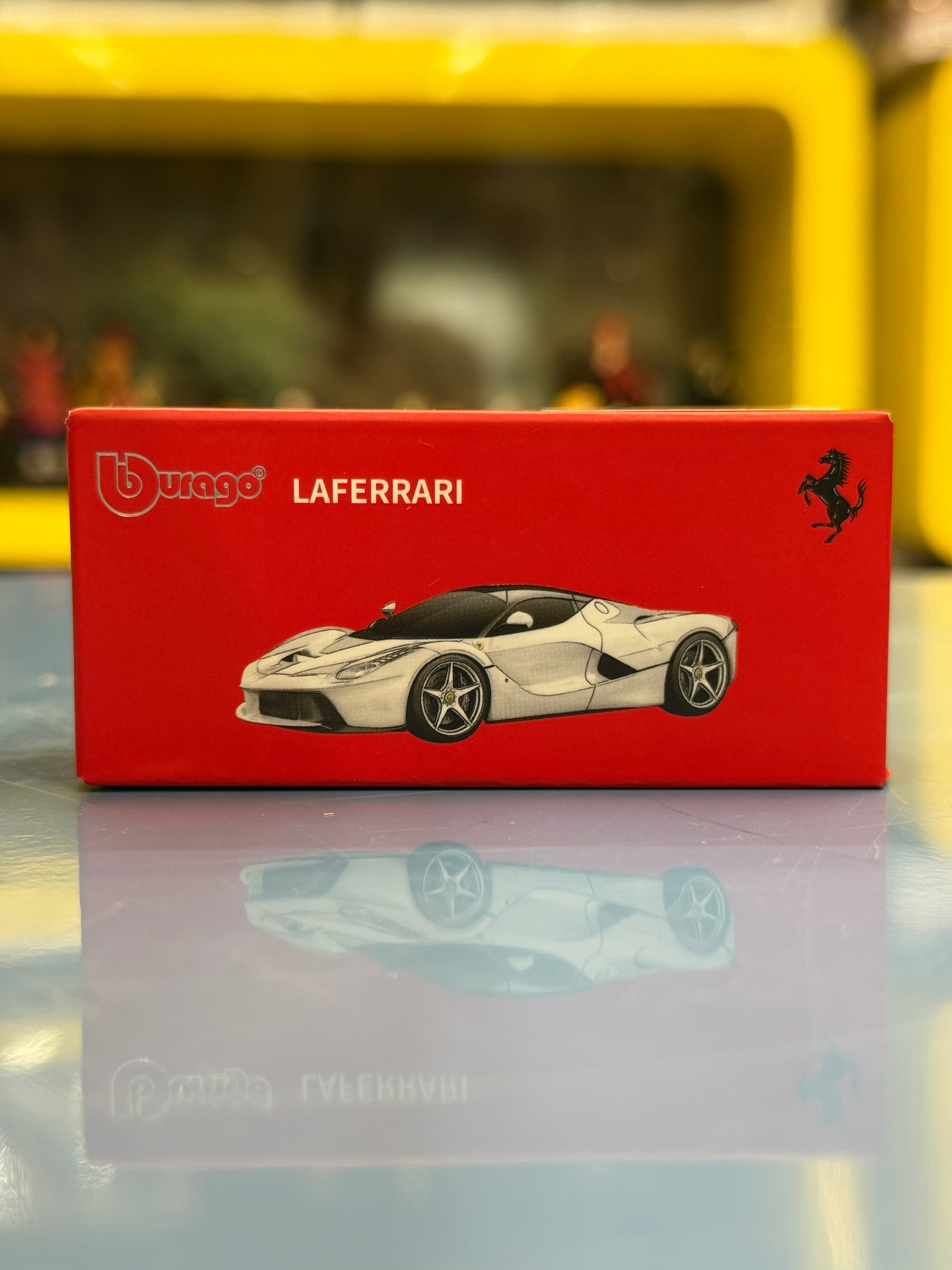 Bburago Ferrari LaFerrari Diecast Metal Toy Car – Premium 1:64 Scale Hypercar Model