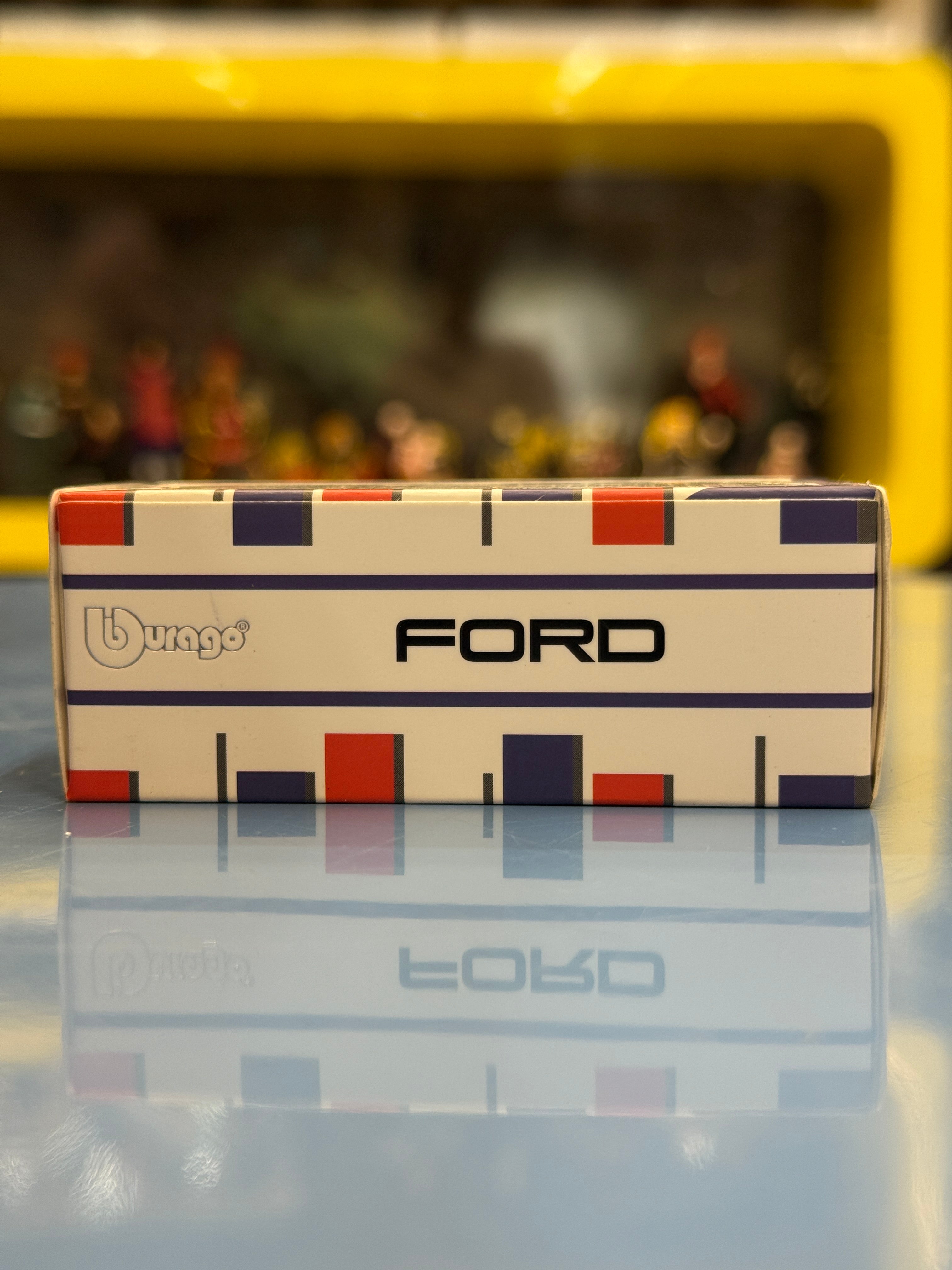 Bburago 2020 Ford Mustang Shelby GT500 Diecast Metal Toy Car – Premium 1:64 Scale Sports Car Model