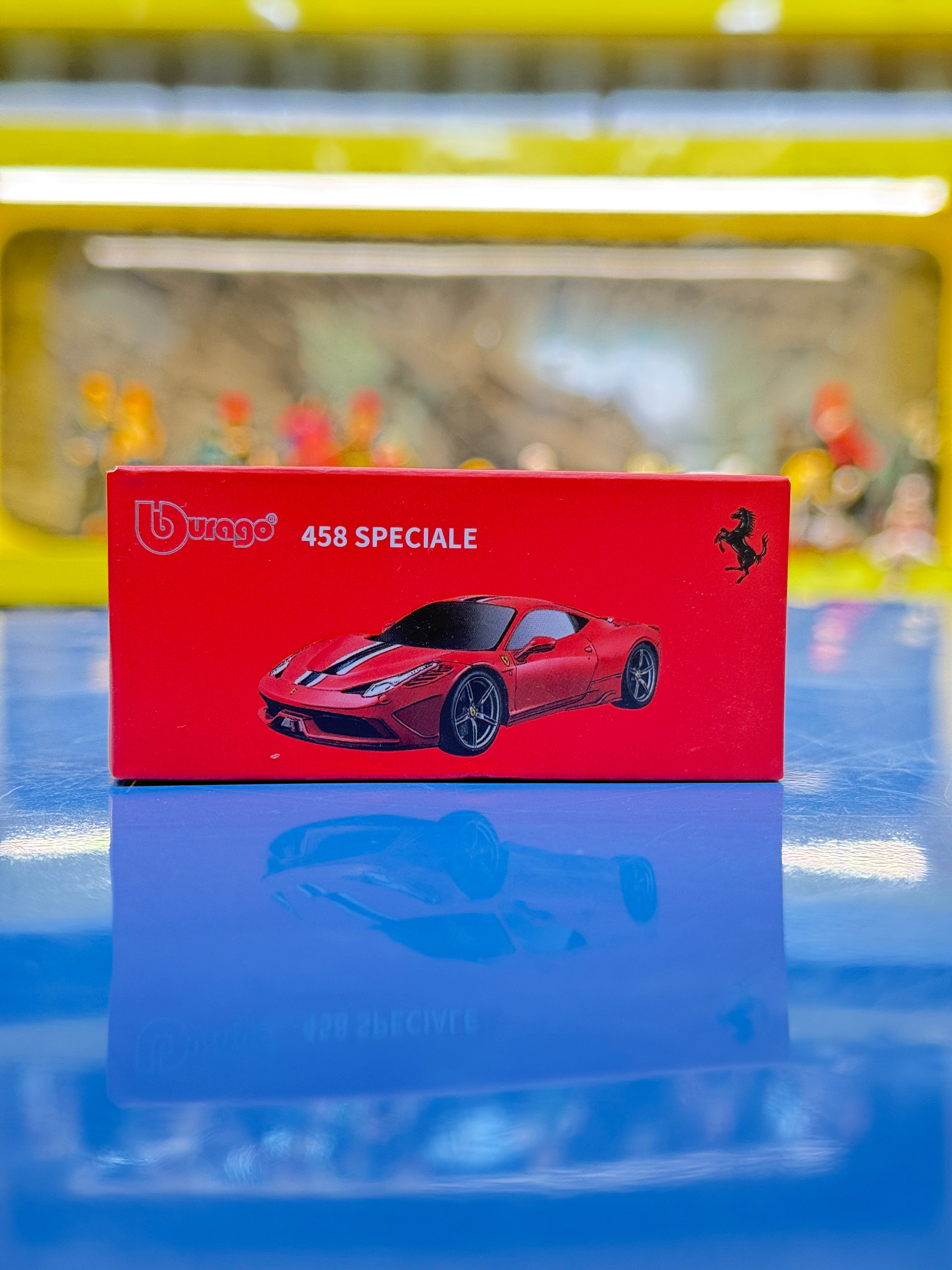 Bburago Ferrari 458 Speciale 1:64 Scale Diecast Metal Toy Car – Premium Collector’s Sports Car Model