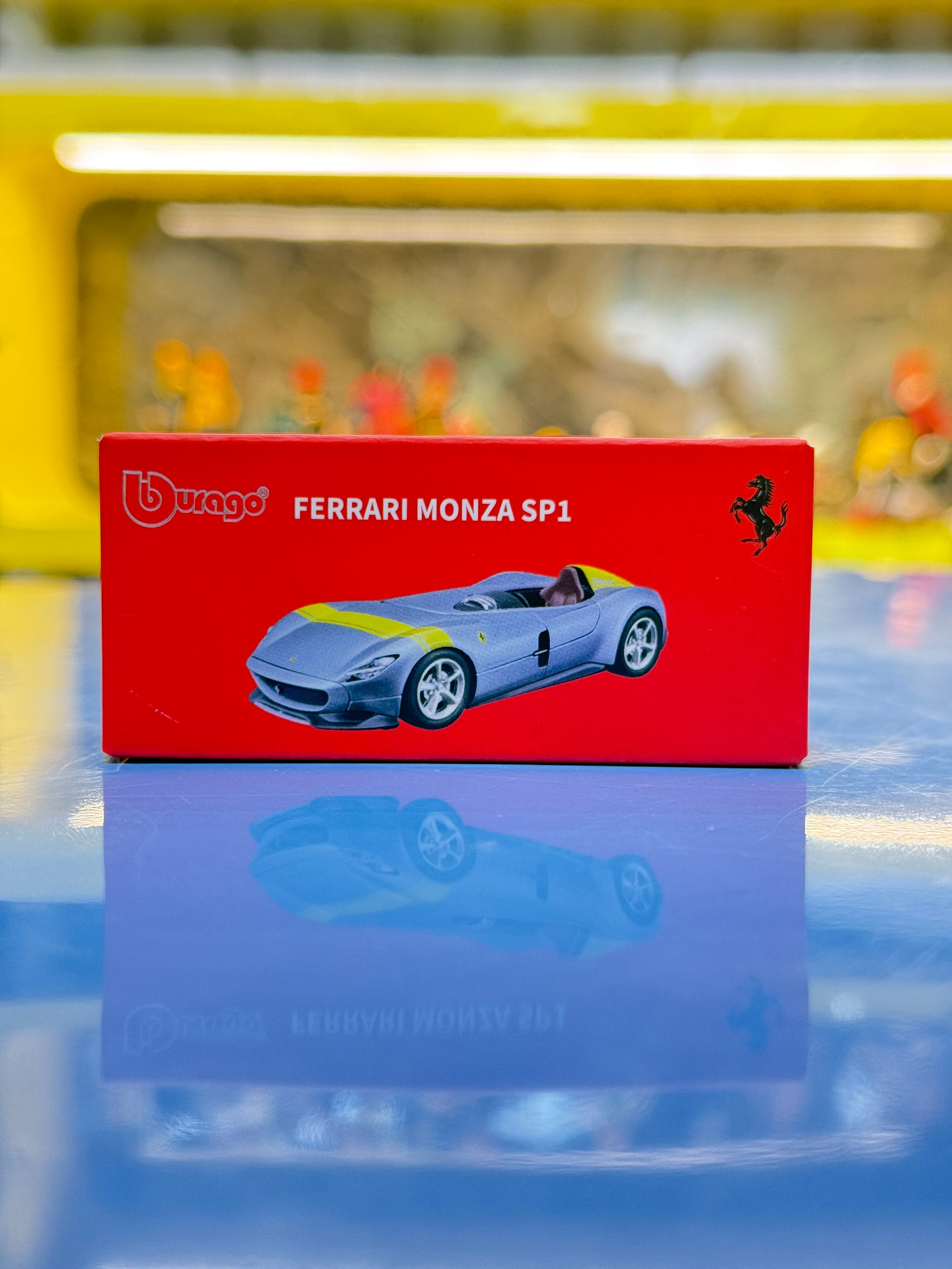 Burago Ferrari Monza SP1 1:64 Scale Premium Diecast Metal Toy Car