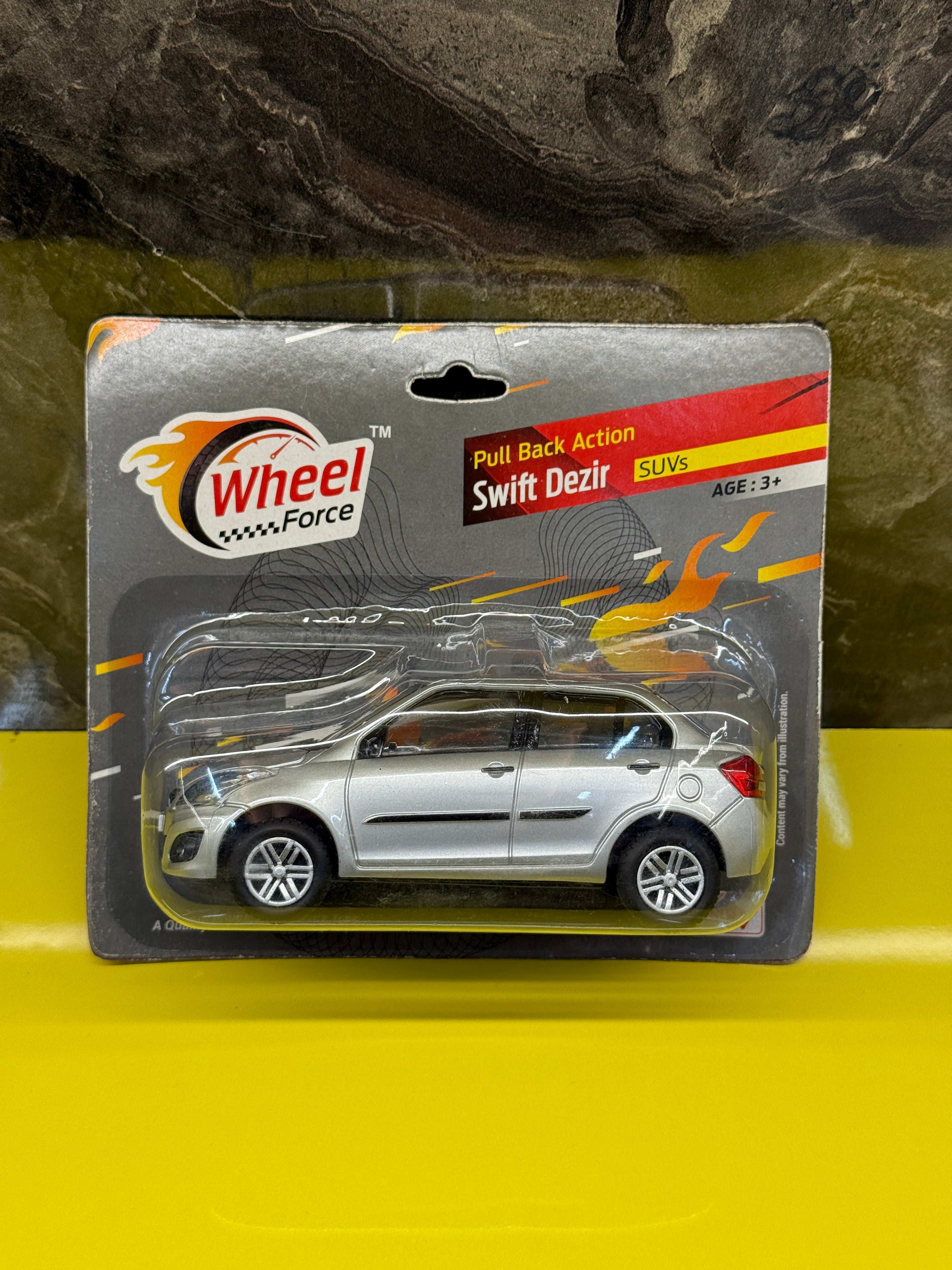 Centy Toys Maruti Suzuki Swift Dzire Pull Back Action Toy Car – Silver