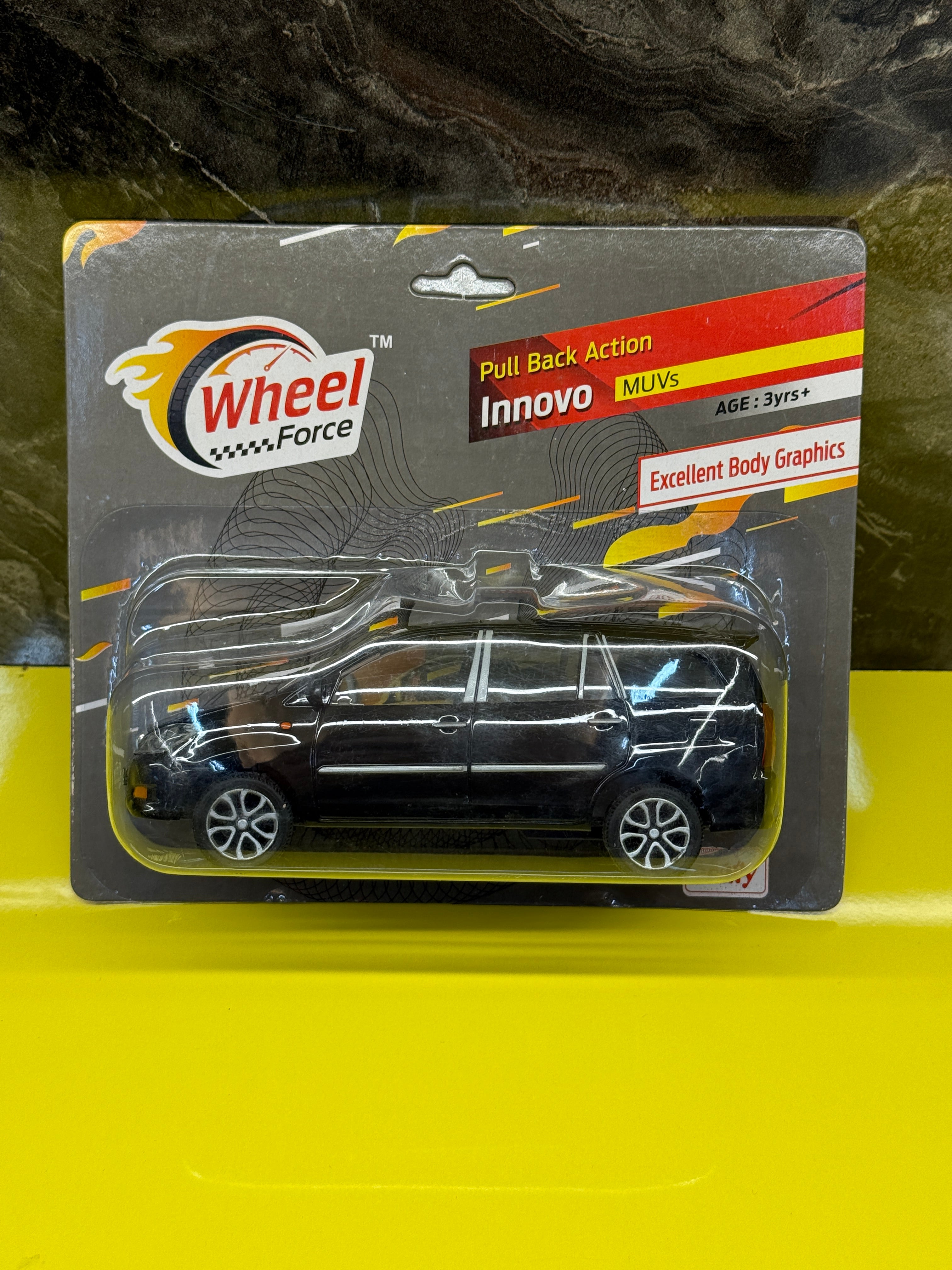 Centy Toys Toyota Innova Pull Back Action Toy Car – Black