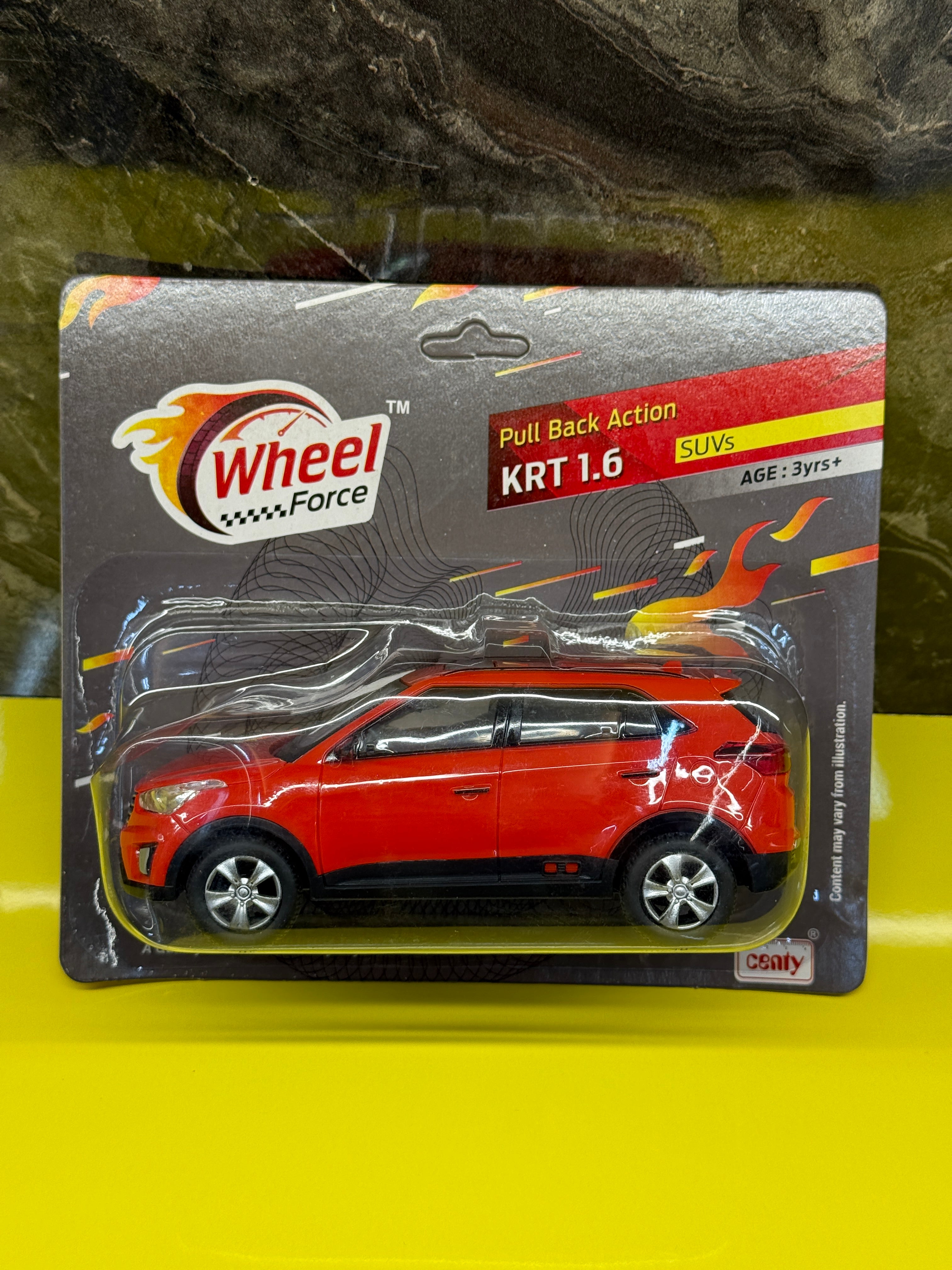Centy Toys Hyundai Creta Pull Back Action Toy Car – Red SUV
