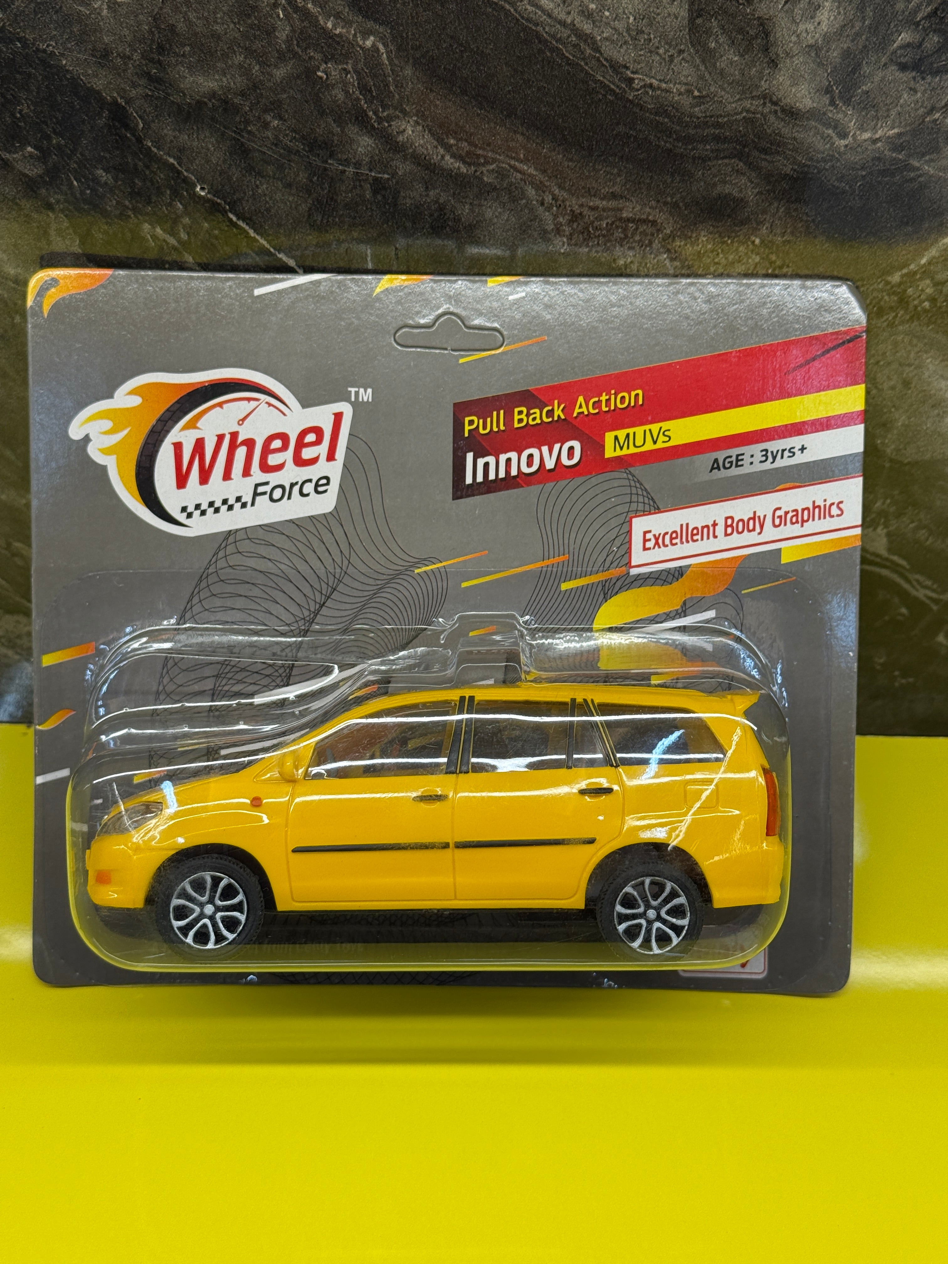 Centy Toys Toyota Innova Innovo Pull Back Action Toy Car – Yellow