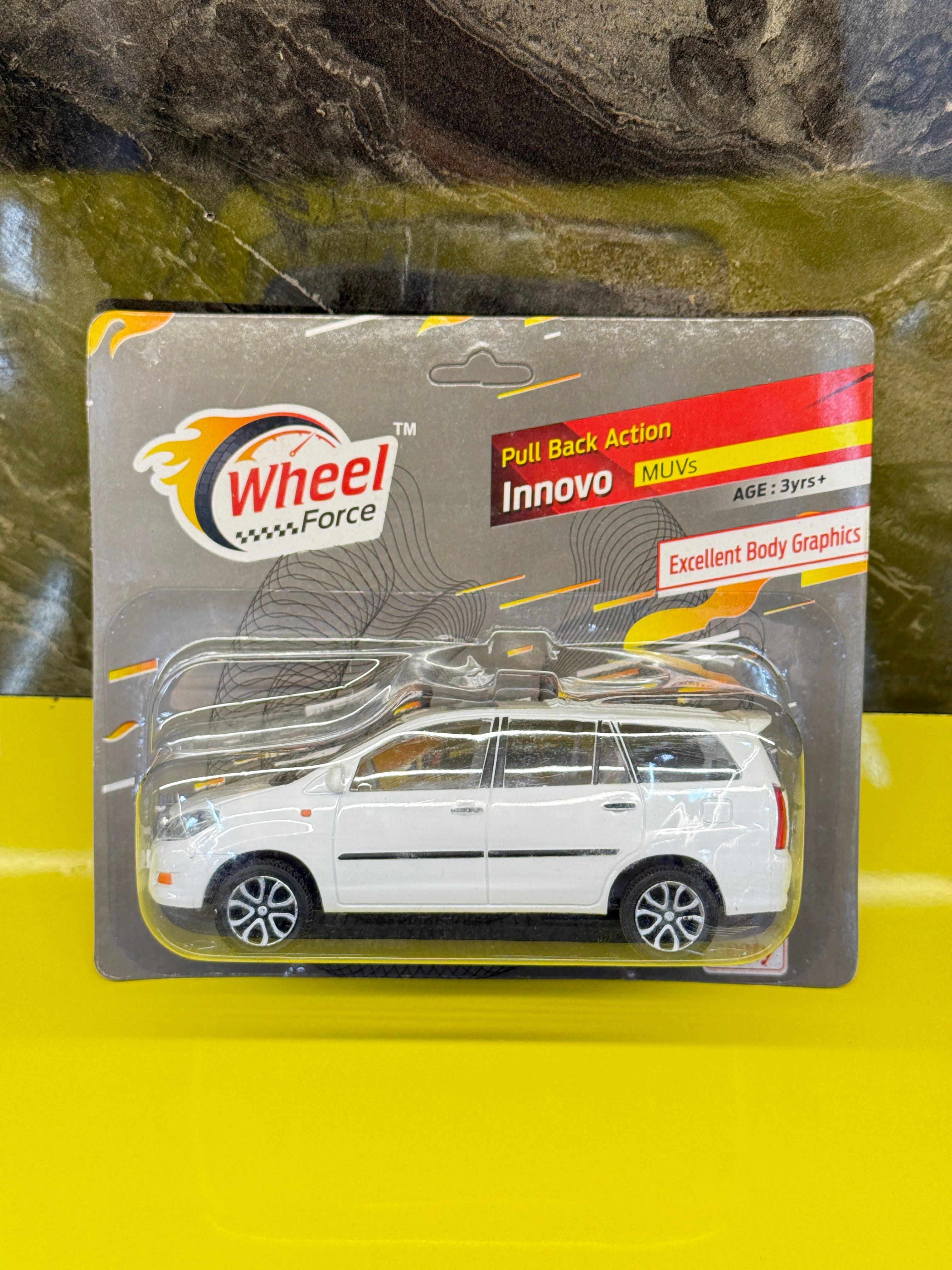 Centy Toyota Innova Pull Back Action Toy Car – White