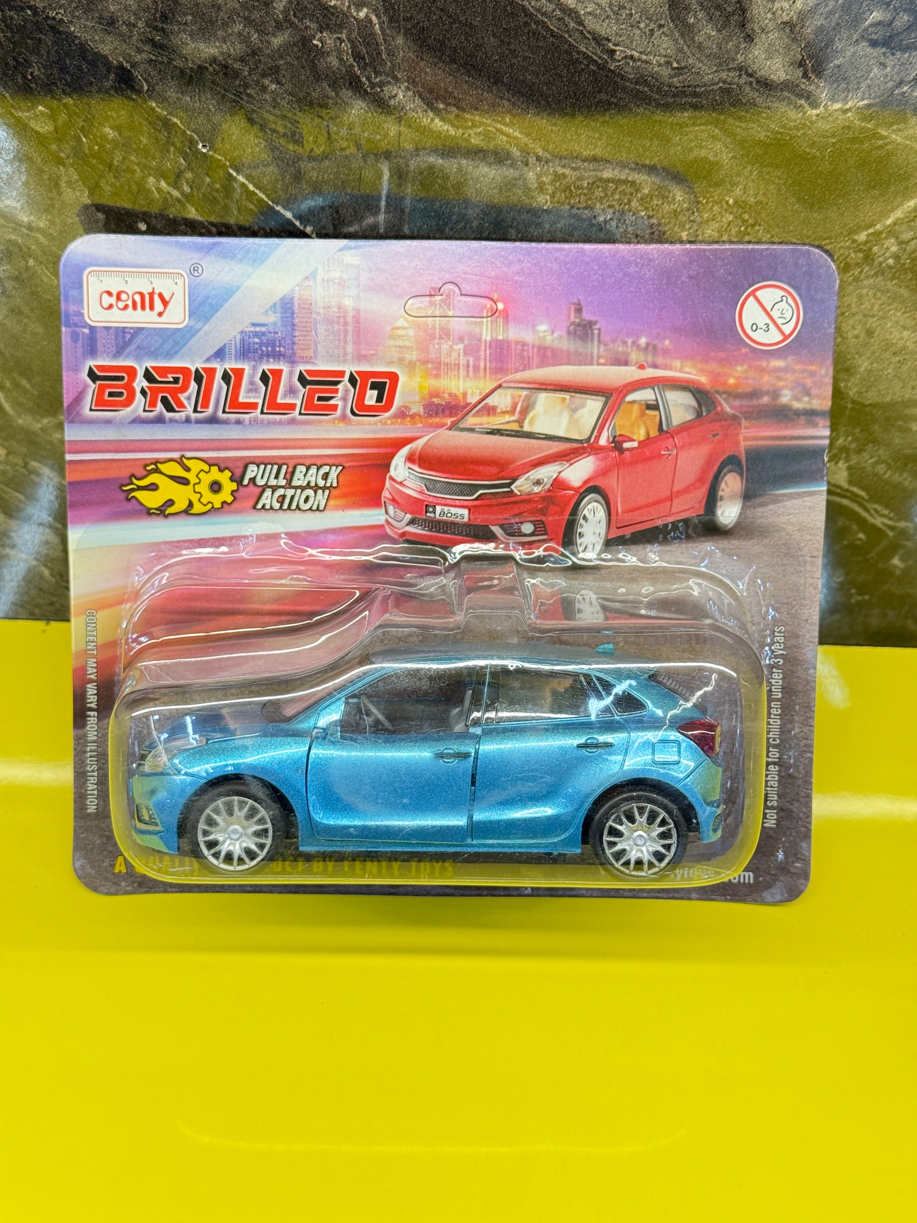 Centy Maruti Suzuki Baleno Pull Back Action Toy Car – Blue