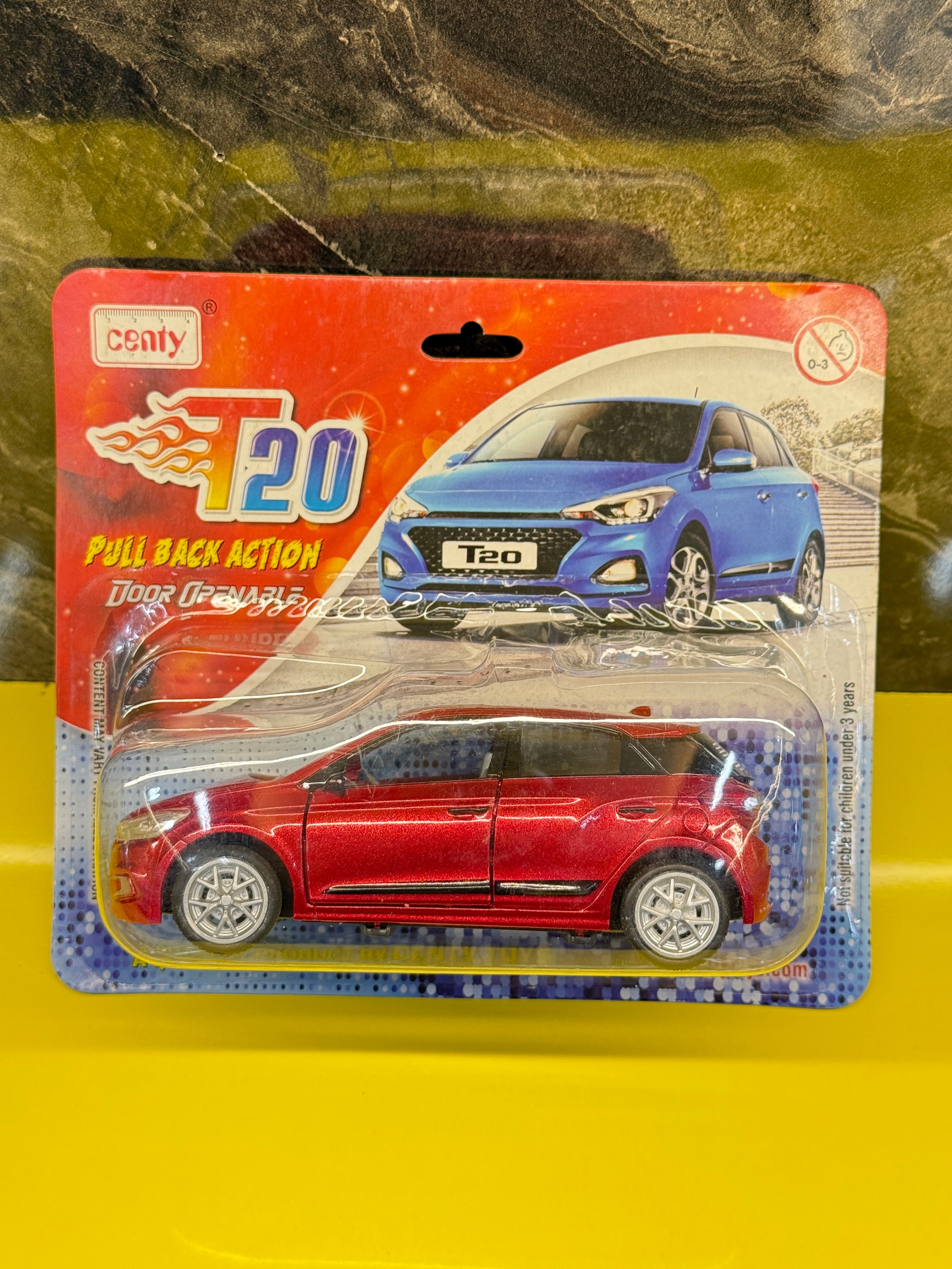 Centy Hyundai i20 Pull Back Action Toy Car – Red