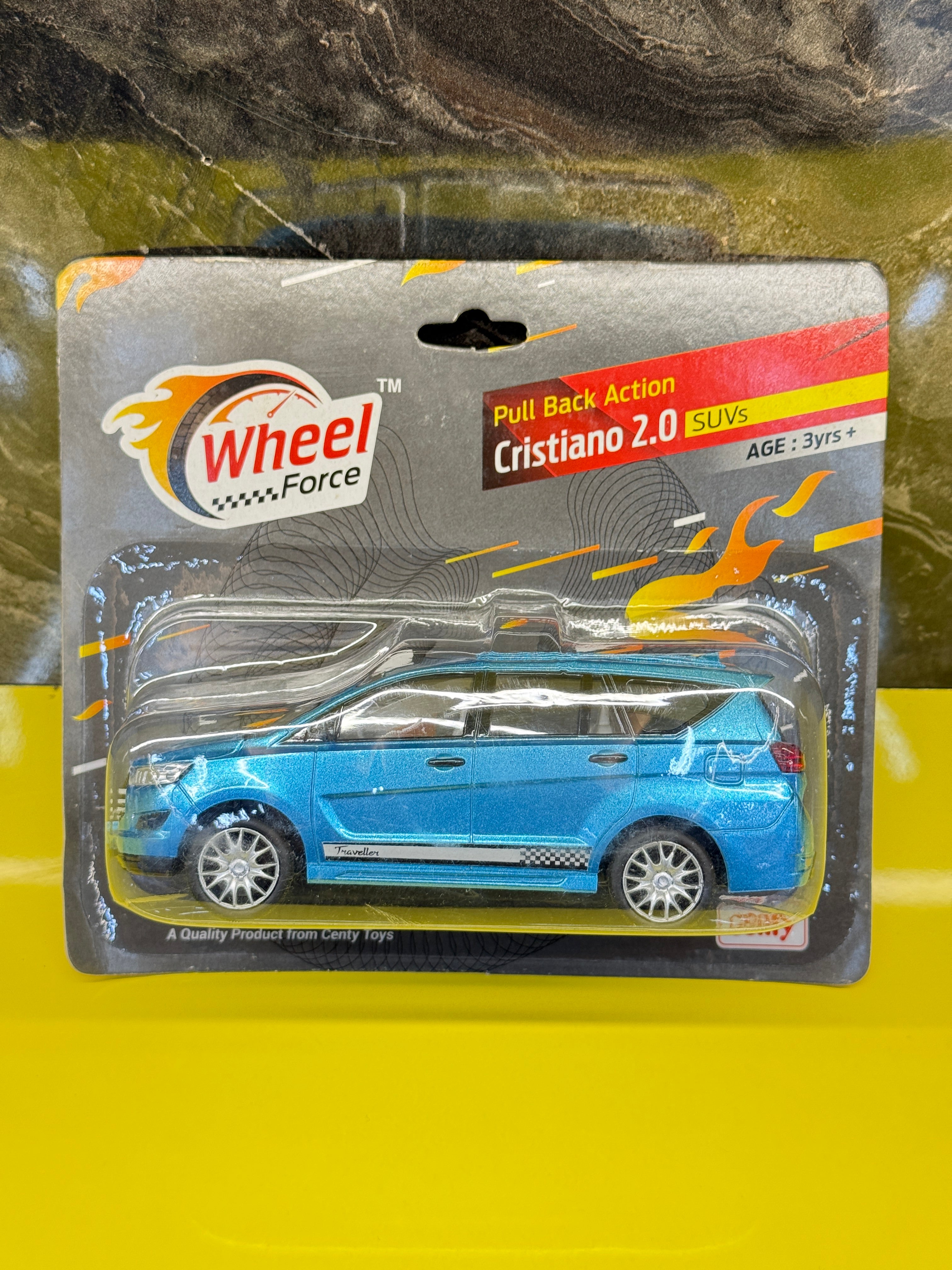 Centy Toys Toyota Innova Crysta Blue Pull Back Action Toy Car