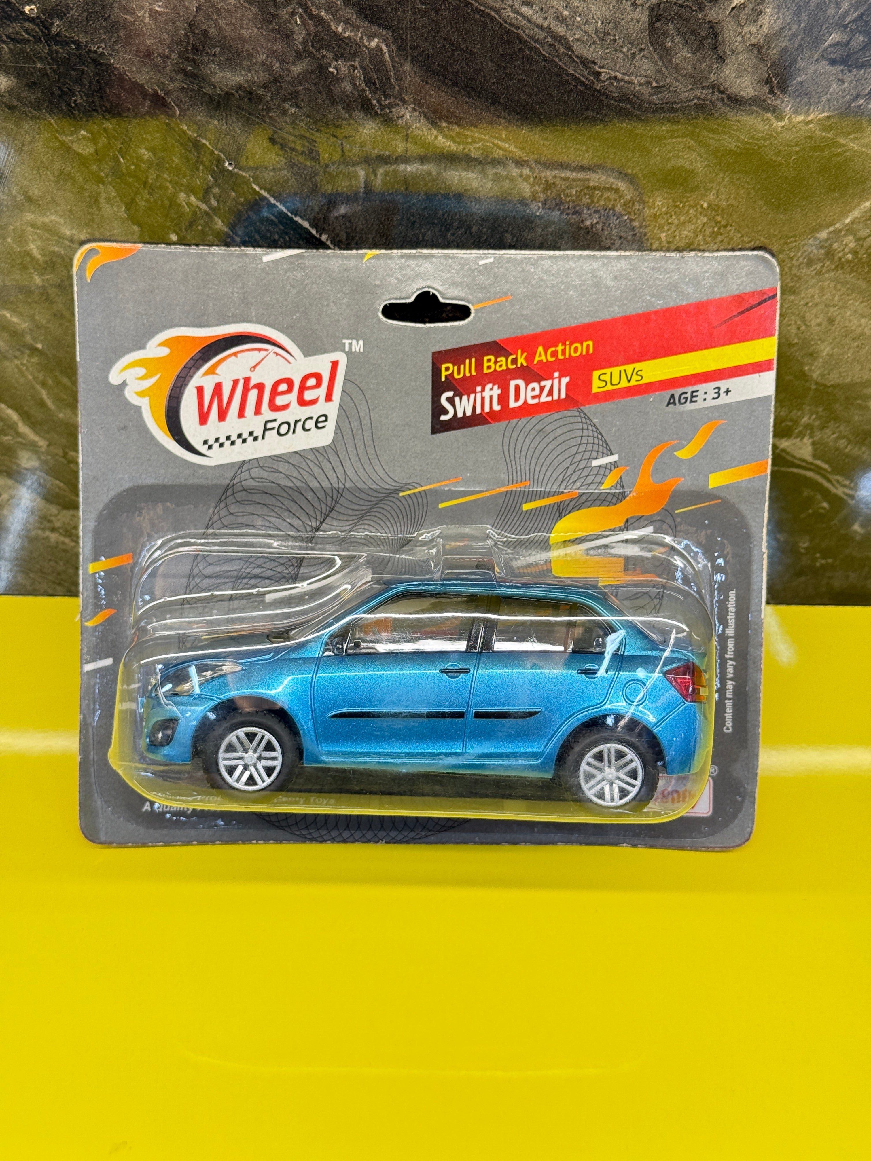 Centy Maruti Suzuki Swift Dzire Blue Pull Back Action Plastic Toy Car