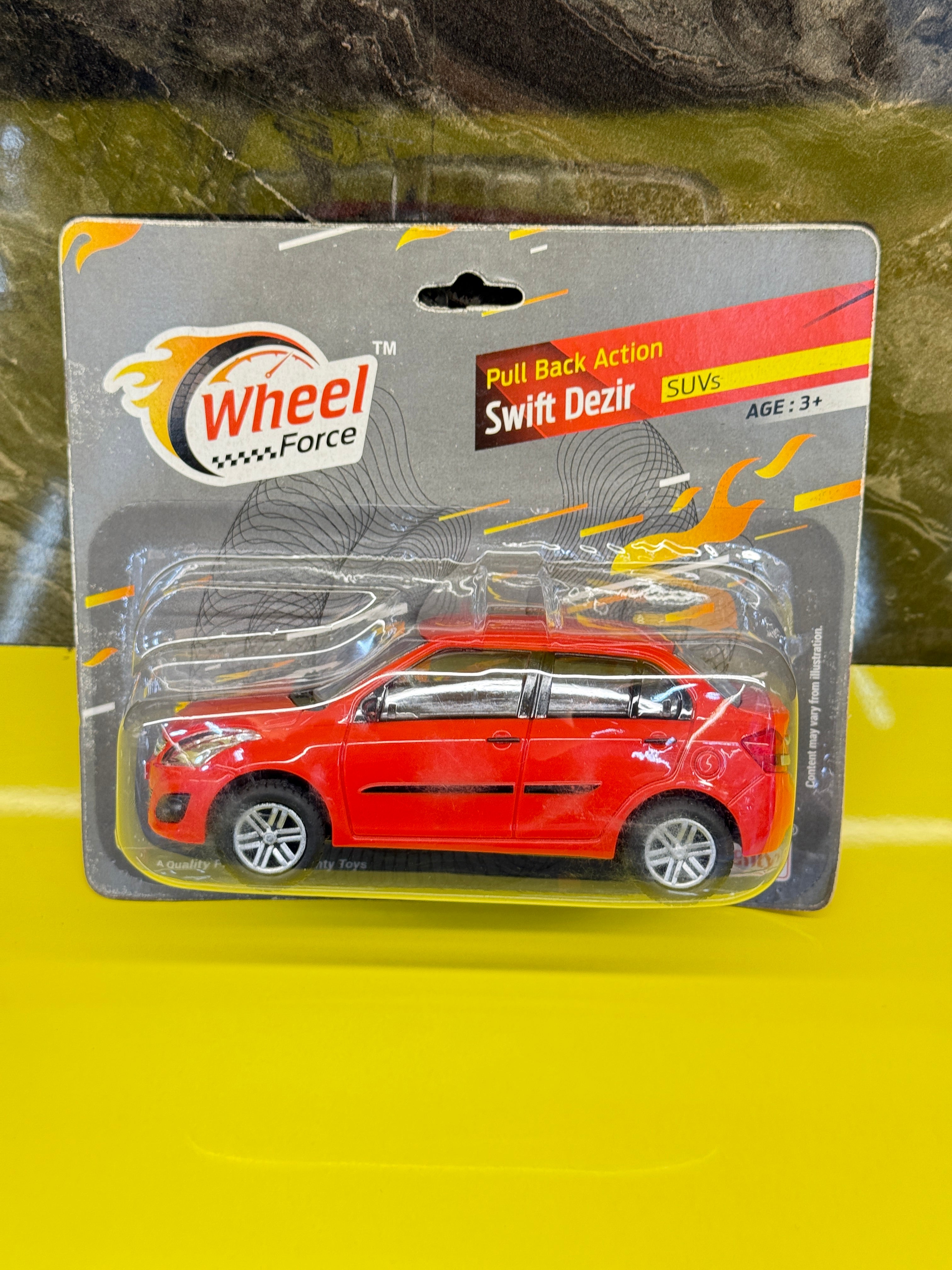 Centy Maruti Suzuki Swift Dzire Red Pull Back Action Plastic Toy Car
