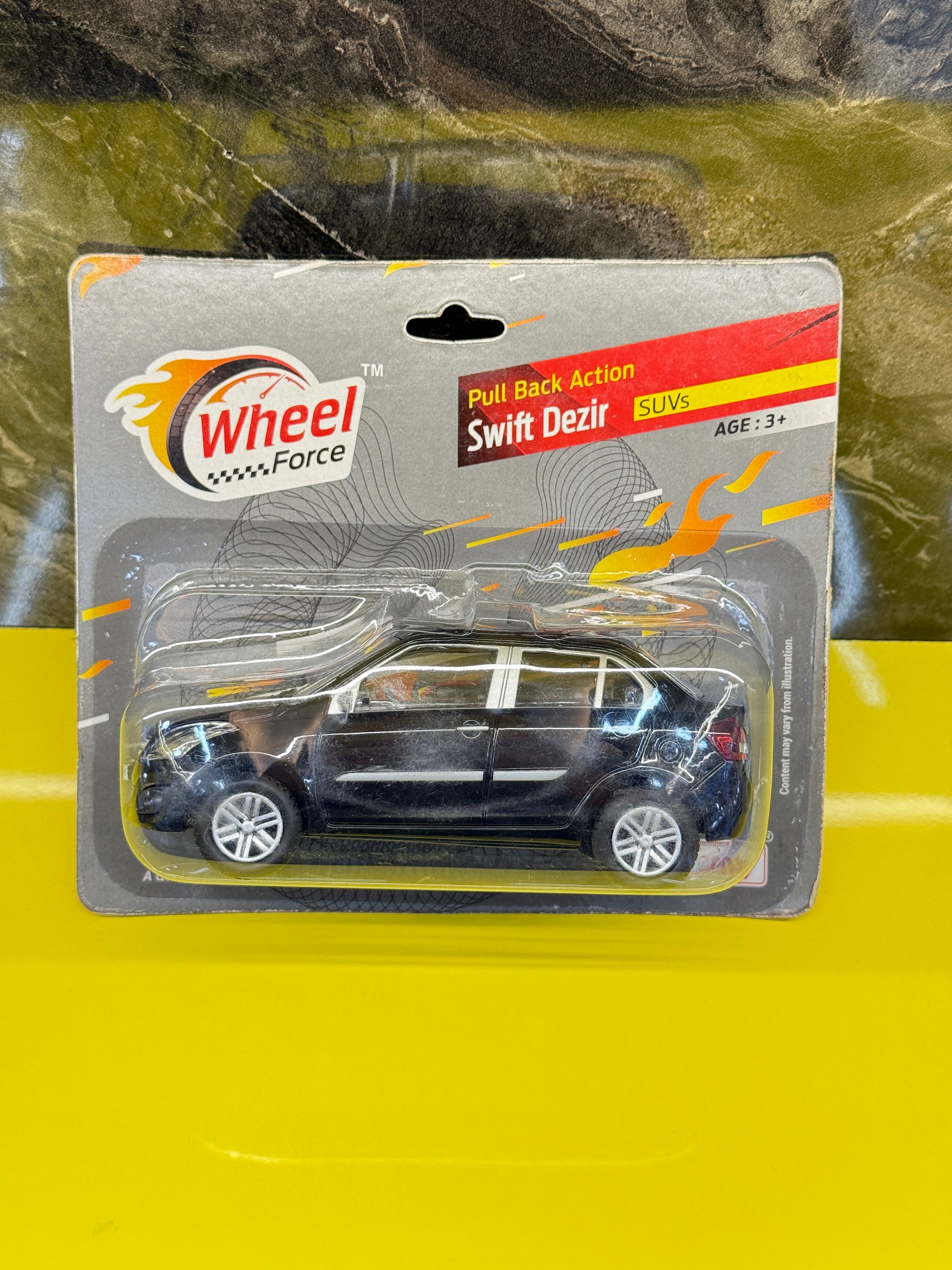 Centy Toys Maruti Suzuki Swift Dezire Black Pull Back Action Toy Car