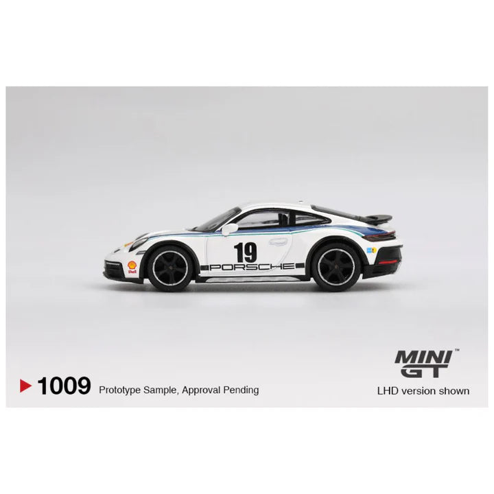 MINI GT 1:64 Porsche 911 Dakar Rally 1974 Diecast Model – #19 Livery