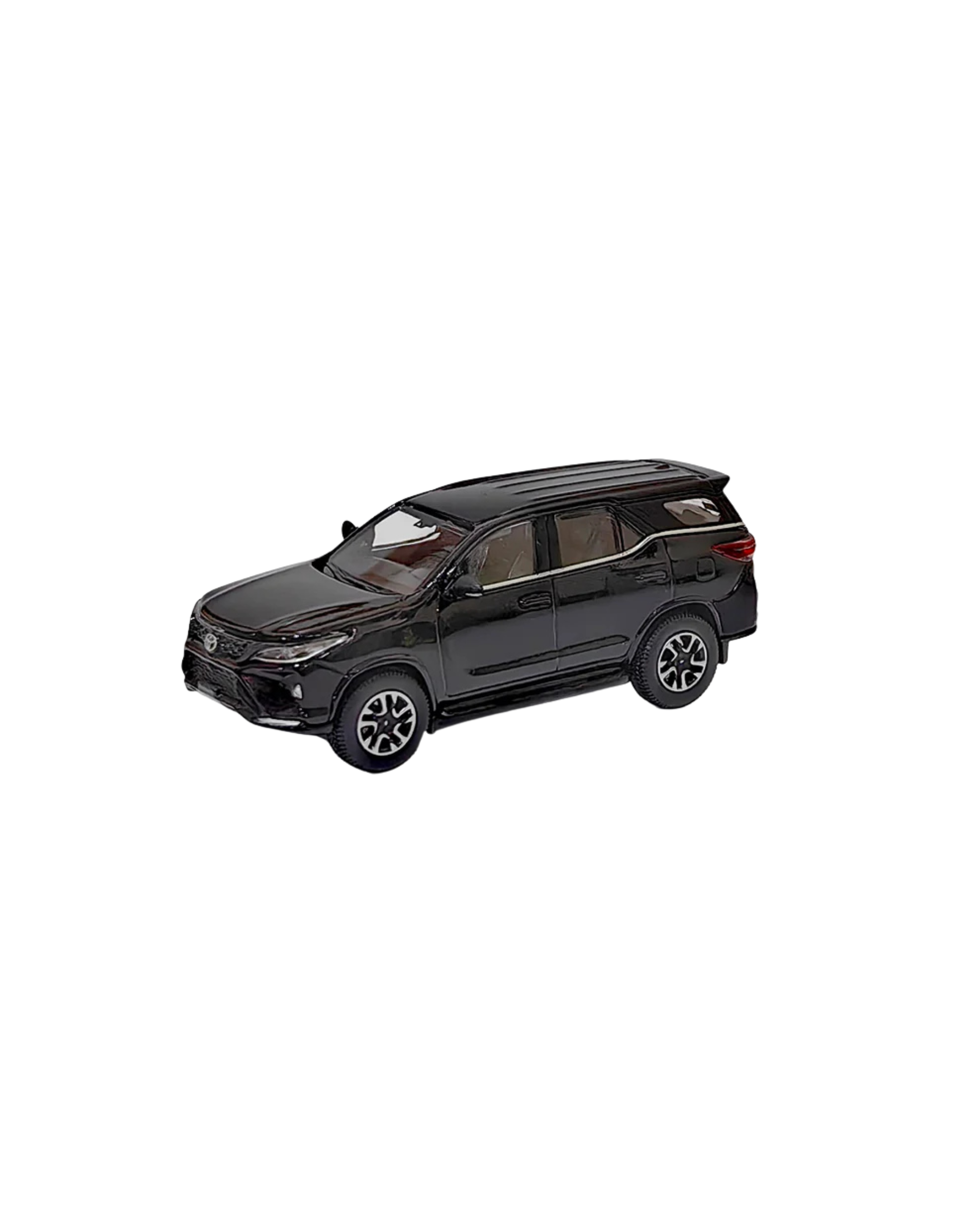 PARA64 1:64 Toyota Fortuner 2023 Black Diecast Metal Toy Car – Premium Licensed Model