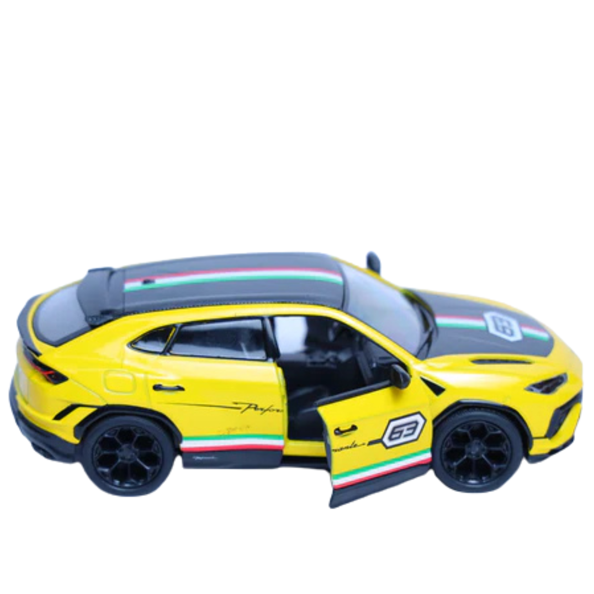 Lamborghini Urus 1:40 YELLOW Scale Diecast Model Car | Pullback Action & Openable Doors