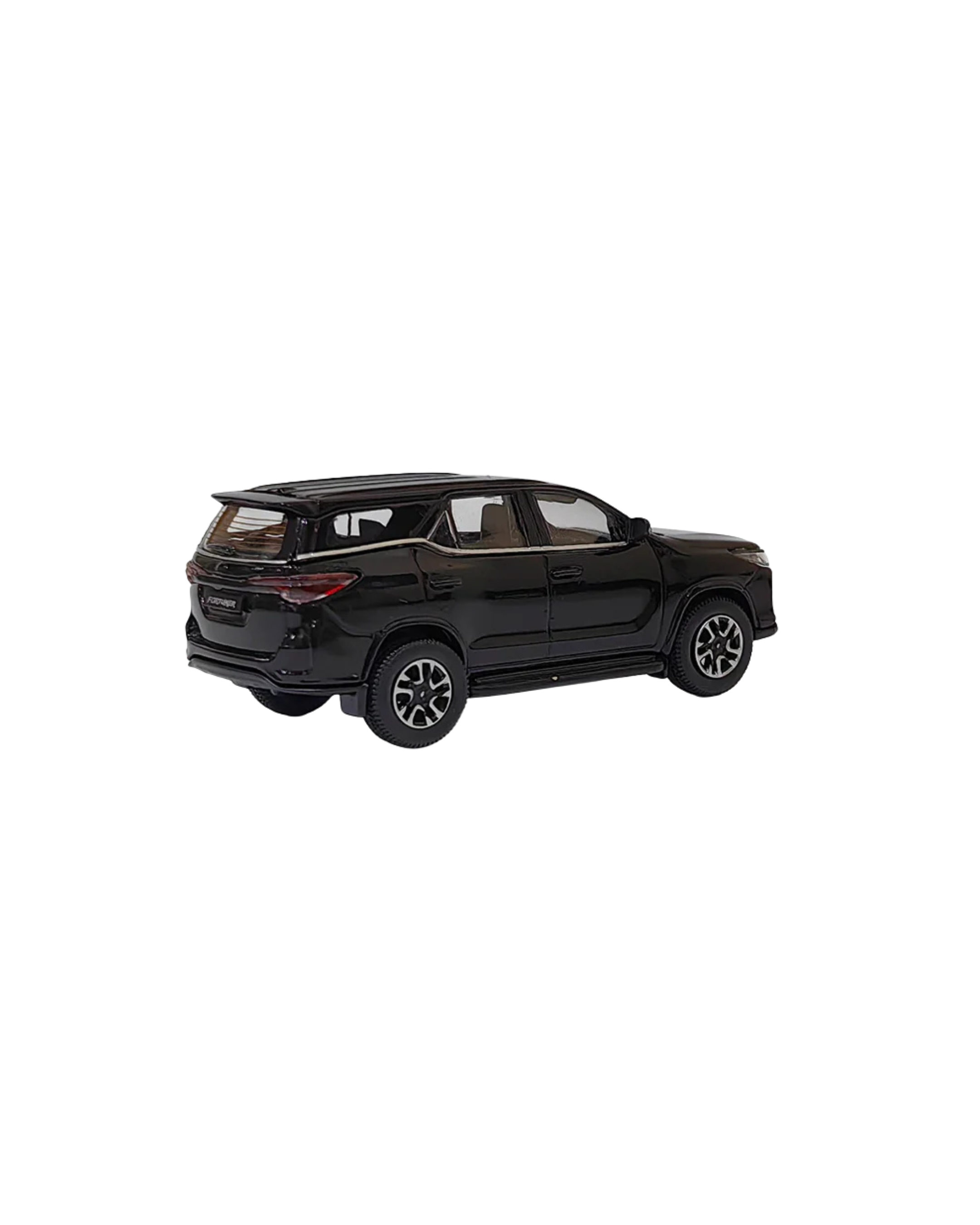 PARA64 1:64 Toyota Fortuner 2023 Black Diecast Metal Toy Car – Premium Licensed Model