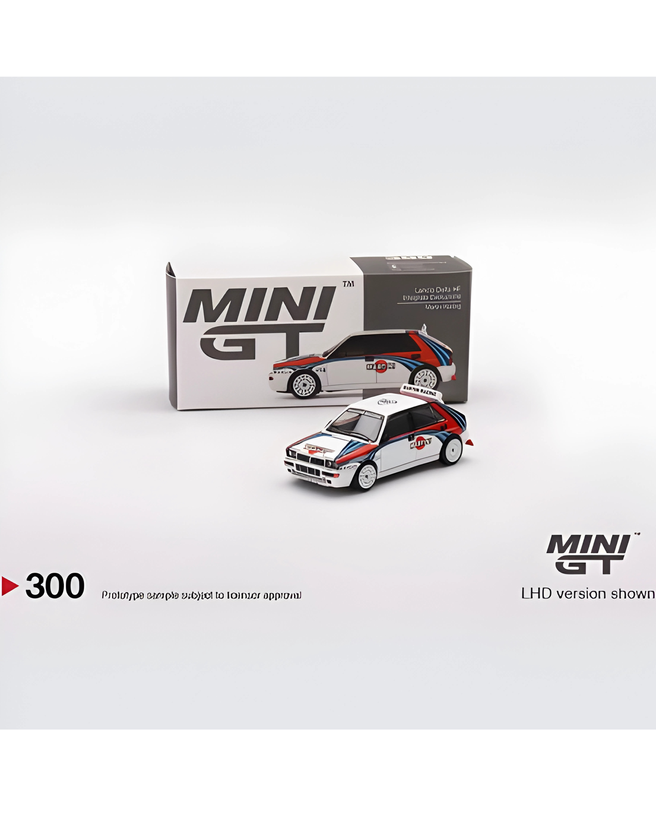 Mini GT Lancia Delta HF Integrale Rally 1:64 Diecast Metal Toy Car – Premium Collectible Model