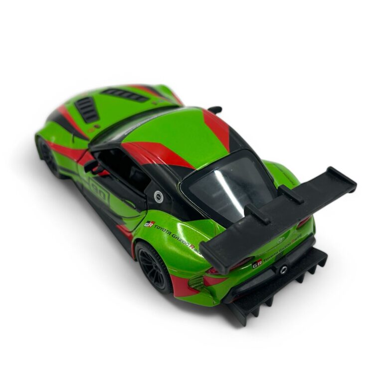 Premium Toyota GR Supra GT4 Diecast Model Car – 1:36 Scale Metal Racing Toy Car with Opening Doors