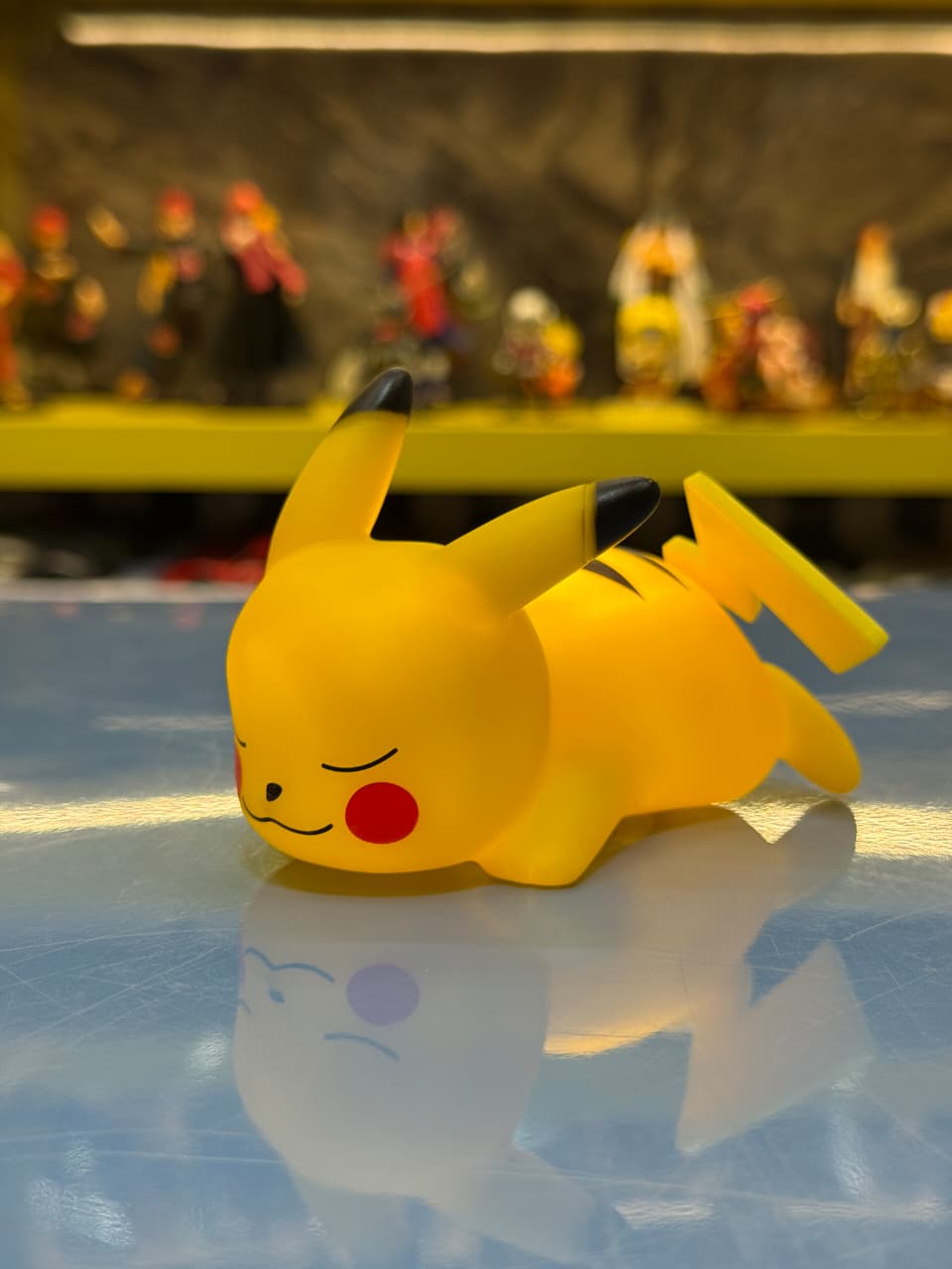 Cute Sleeping Pikachu LED Night Lamp for Kids – Soft Silicone Glow Light Toy (Premium Quality)