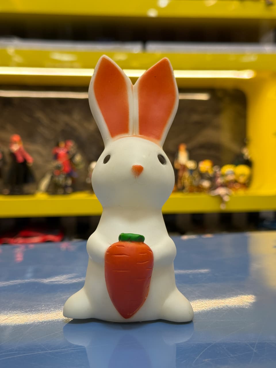 Cute Bunny LED Night Lamp for Kids – Soft Glow Silicone Bedside Light Toy (Carrot Holding Design, Premium Quality)